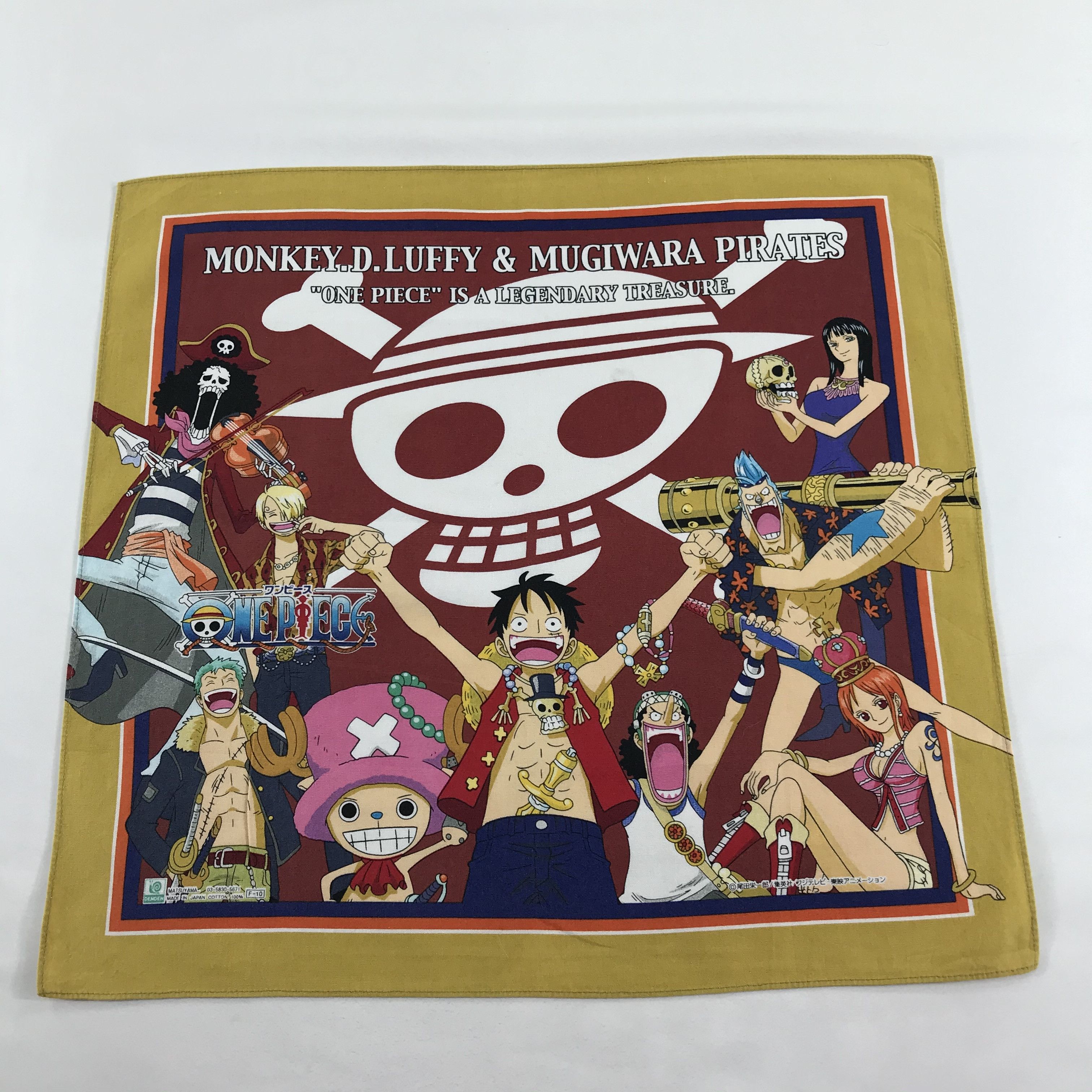 Anime × Japanese Brand × One Piece One Piece Characters Handkerchief Neckerchief Bandana X11 Size ONE SIZE - 1 Thumbnail