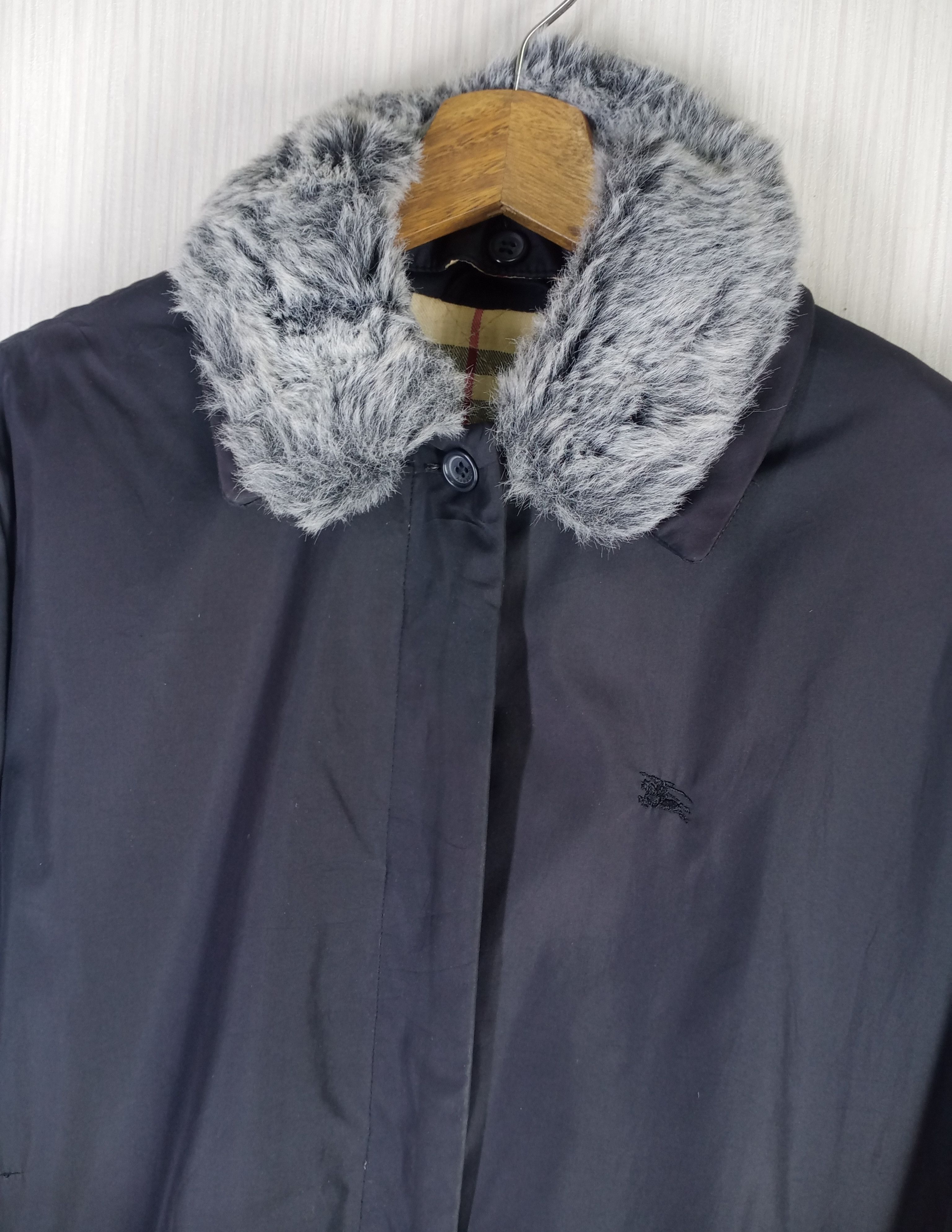 Burberry Rare Burberry London Nova Check Faux Fur Jacket Size US M / EU 48-50 / 2 - 4 Thumbnail