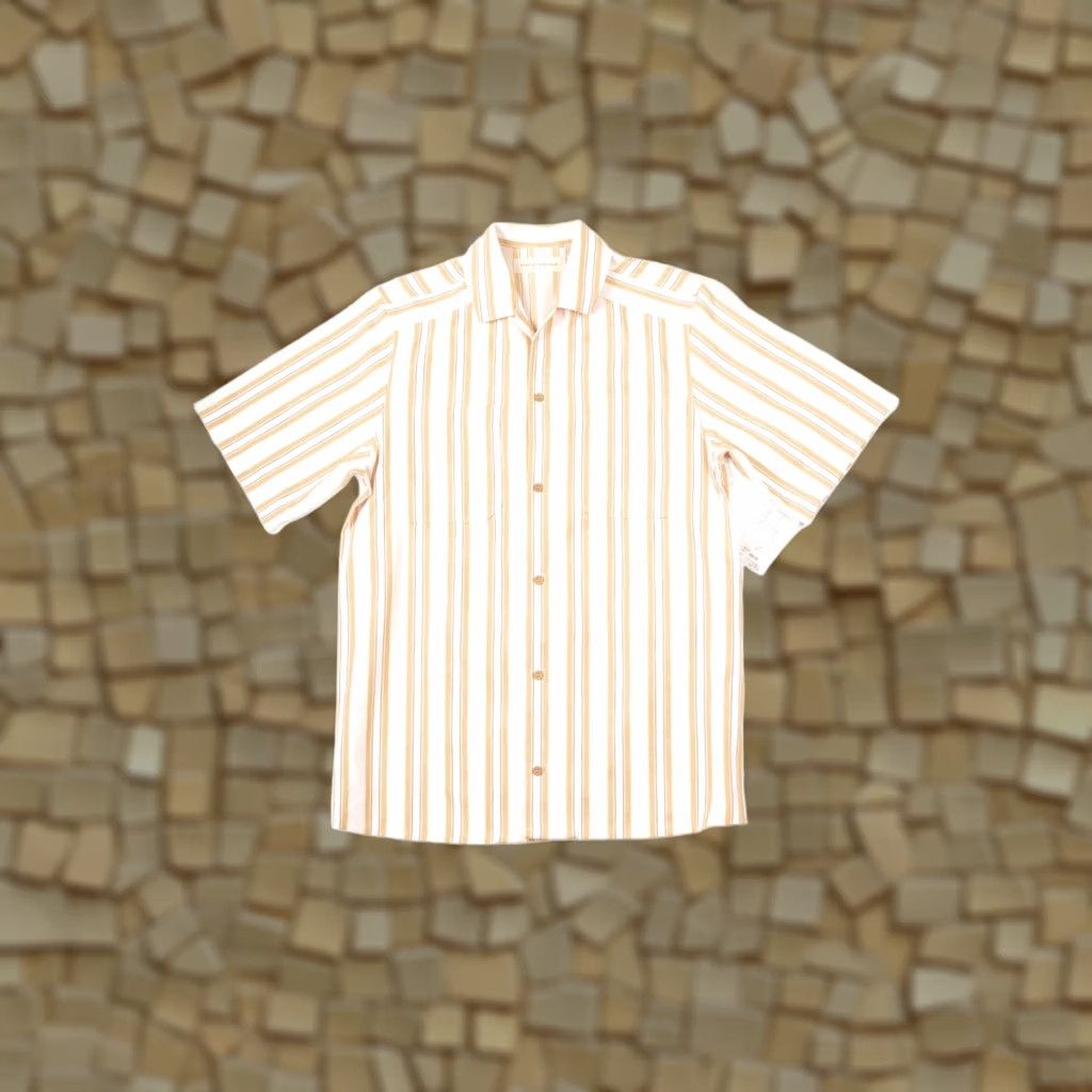 King & Tuckfield King & Tuckfield London Striped Short Sleeve Button Shirt Size S Mens Multicolor Shirt Size US S / EU 44-46 / 1 - 1 Thumbnail