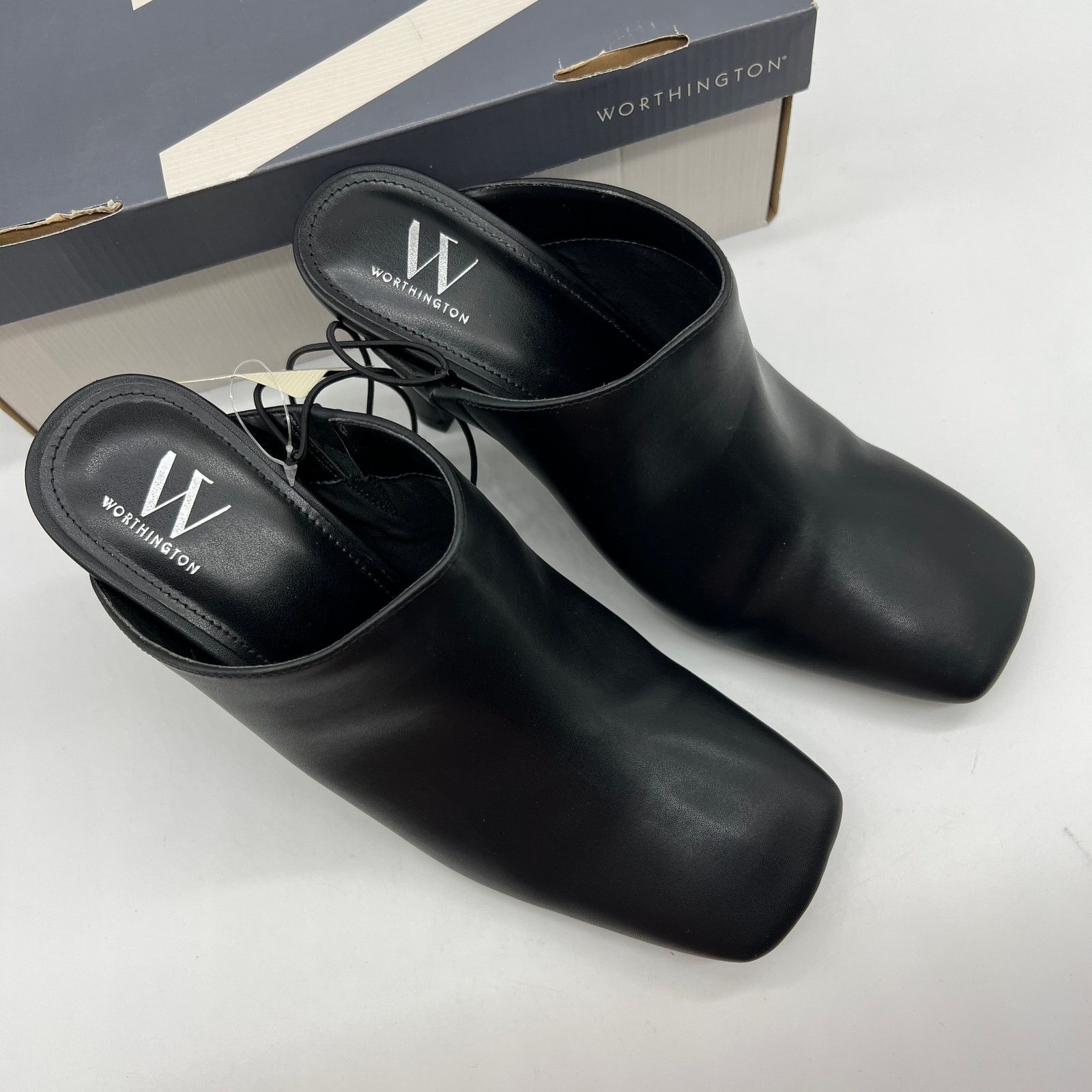 Other Worthington Heeled Mules Black Color Size 10M Size US 10 / IT 40 - 3 Thumbnail