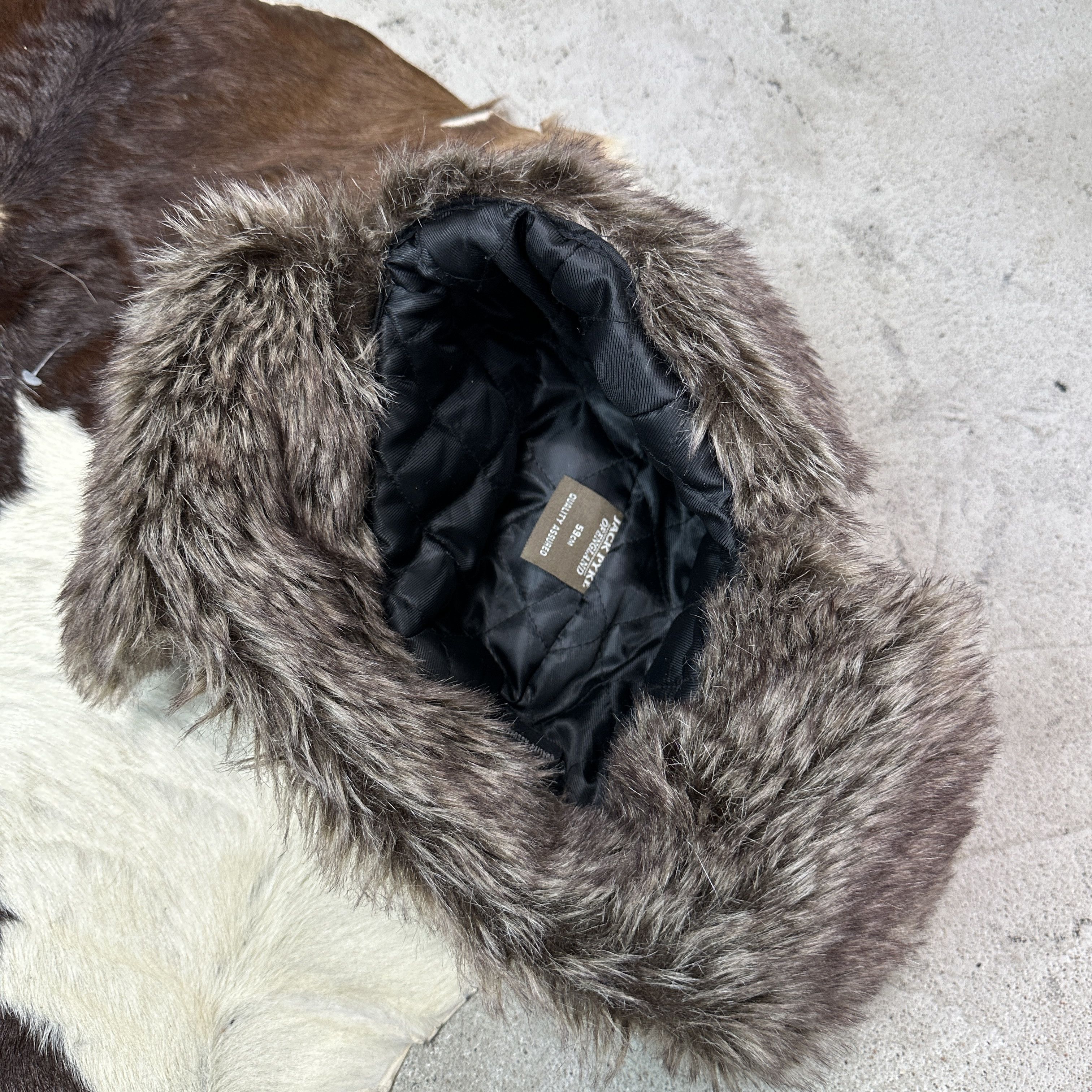Vintage Vintage Forest Camo Ushanka Winter Cap Y2K Size ONE SIZE - 6 Thumbnail