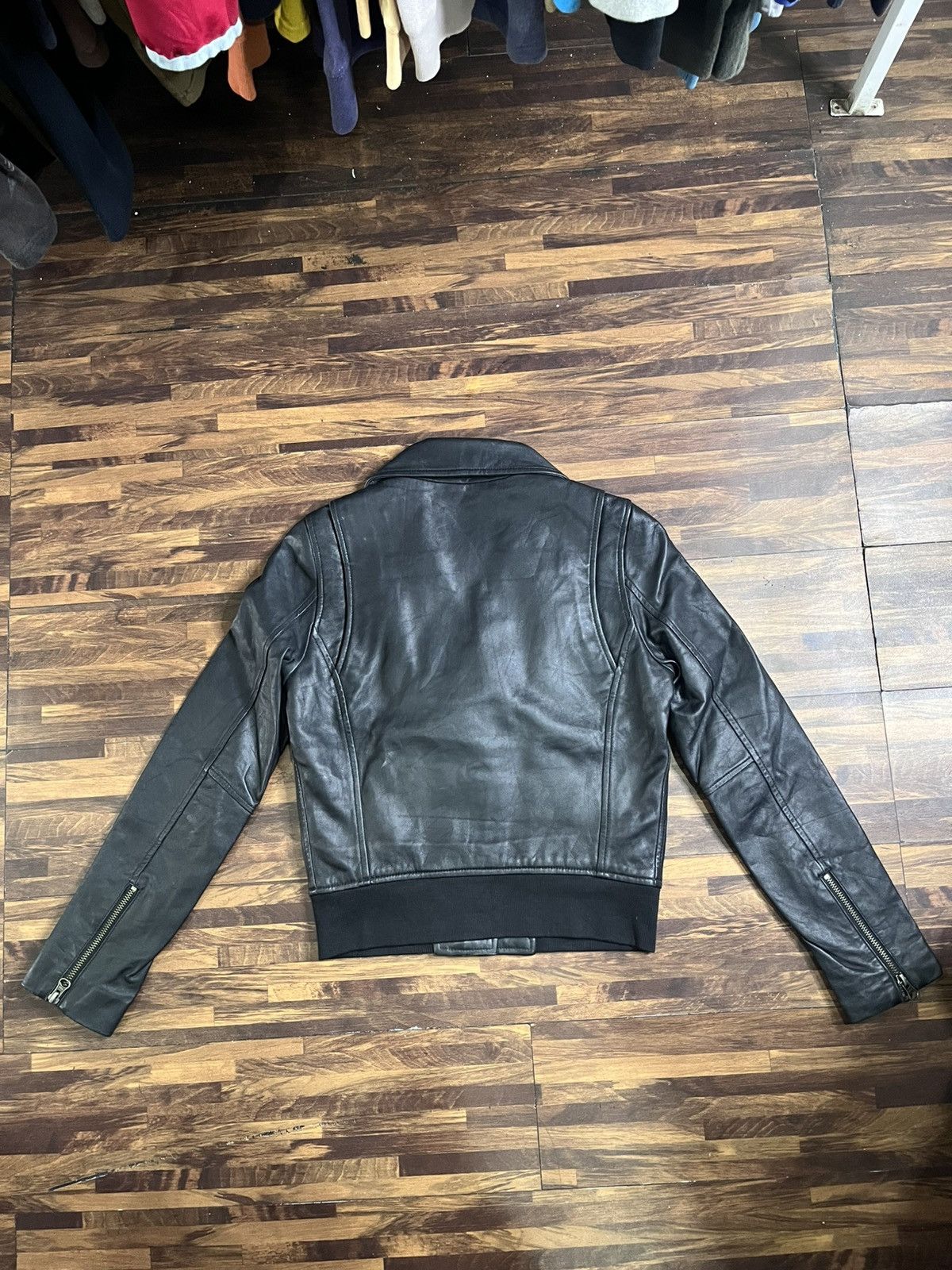 Leather Snidel Women's Black Lightweight Leather Jacket Size S / US 4 / IT 40 - 7 Thumbnail