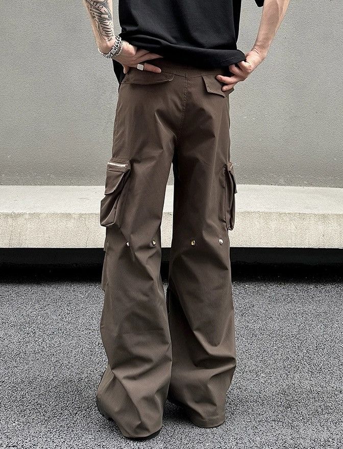 Japanese Brand × Vintage Retro punk multi-pocket pleated cargo pants Size US 32 / EU 48 - 5 Thumbnail