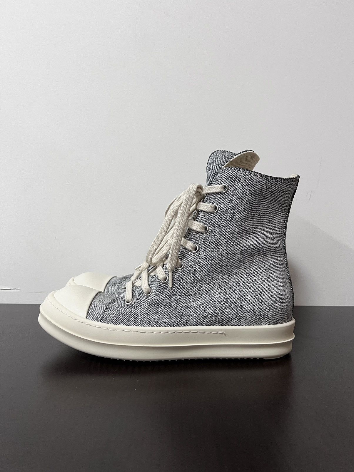 Rick Owens Drkshdw Rick owens drkshdw ramones high top sneakers sz38 Size US 8 / IT 38 - 2 Thumbnail