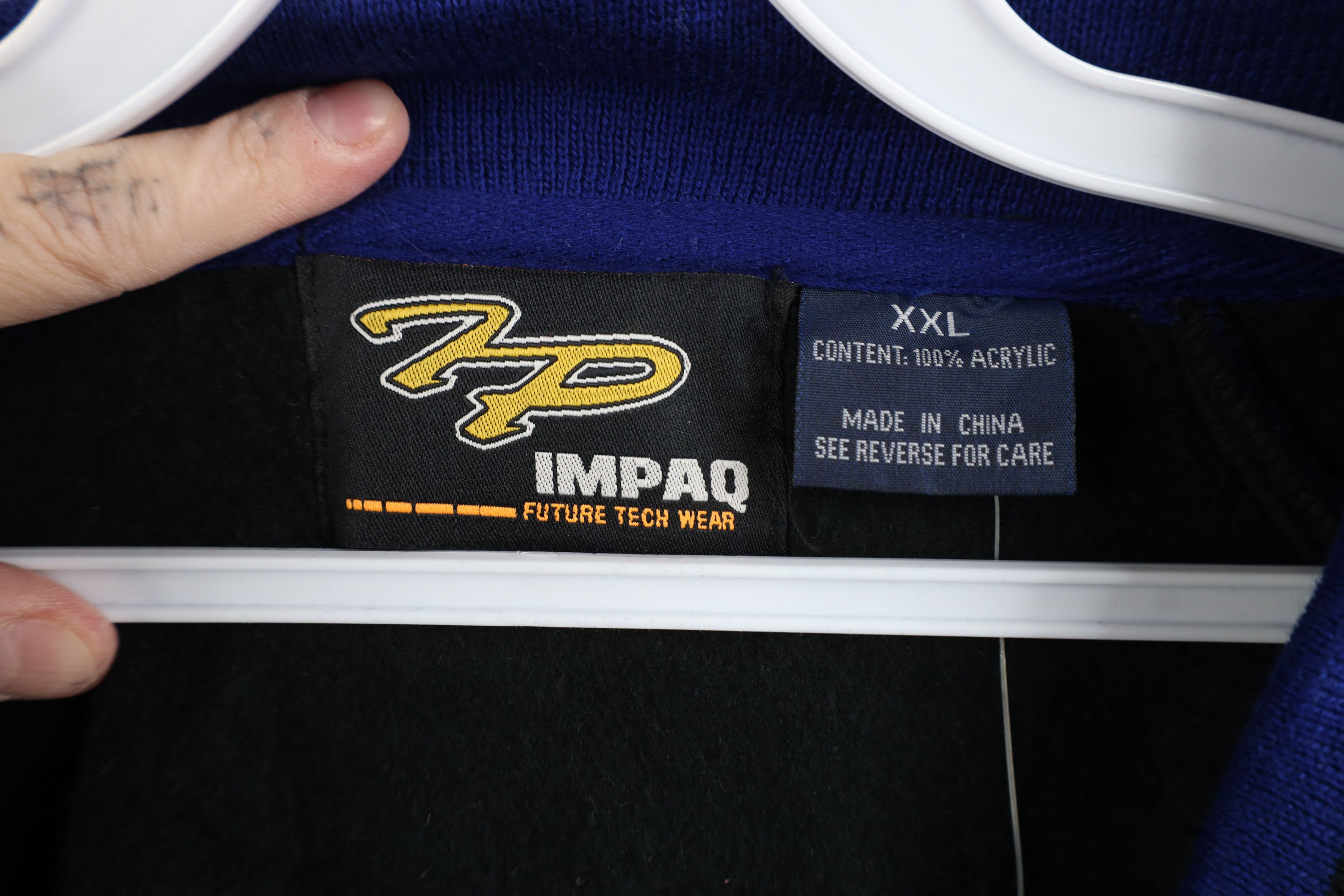 Vintage Deadstock Vintage 90s Y2K Streetwear New York Sweatshirt Size US XXL / EU 58 / 5 - 6 Thumbnail