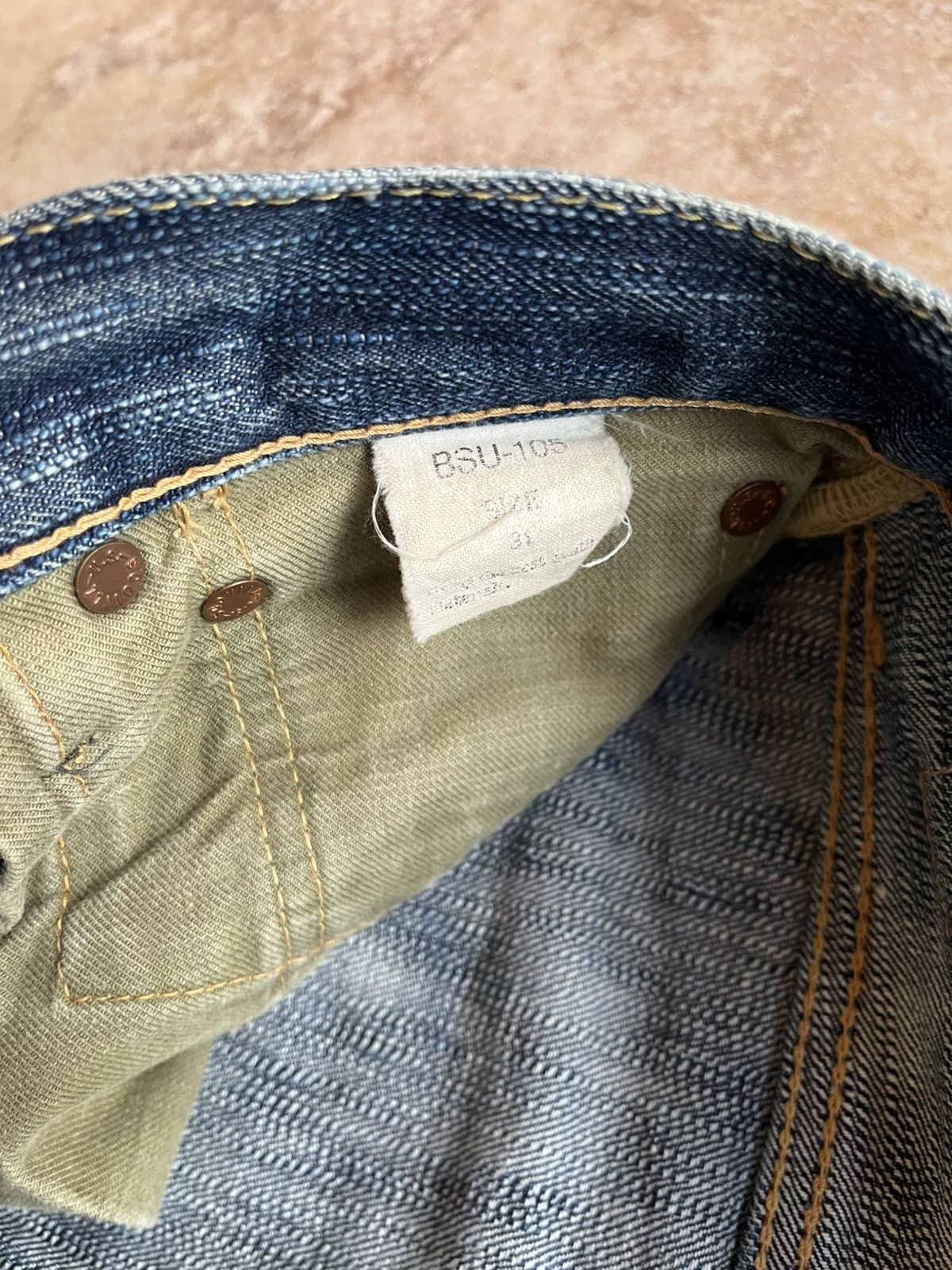 Oni 15.7 oz Raw Selvedge Oni denim Size US 32 / EU 48 - 6 Thumbnail