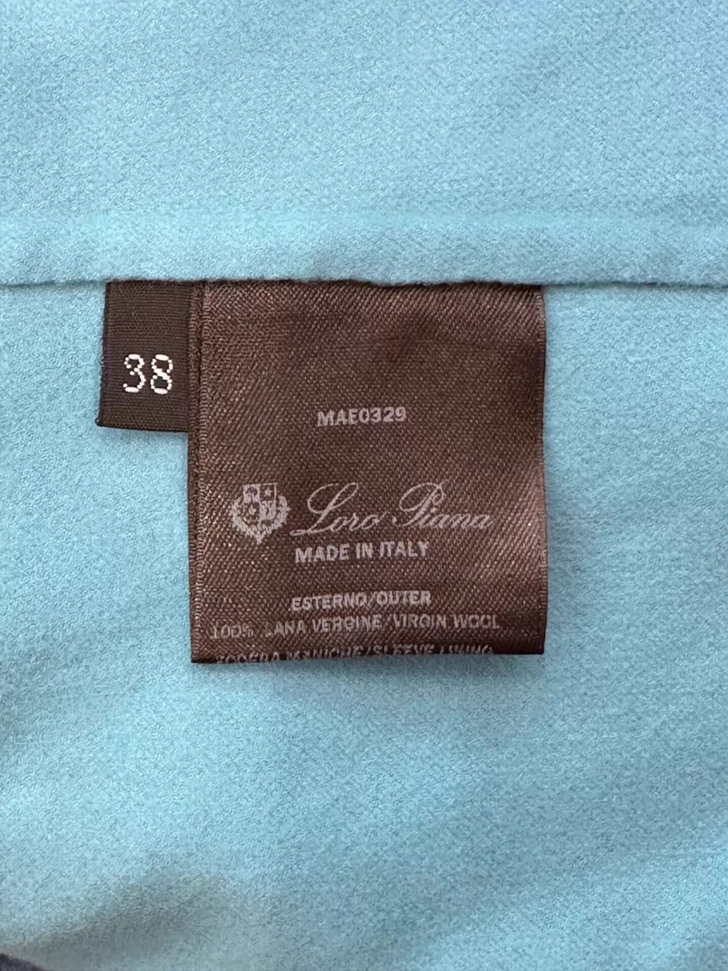 Loro Piana Loro Piana Traveller 4-Pocket Wool Jkt Wmn's Blue 38 New Size XS / US 0-2 / IT 36-38 - 8 Thumbnail
