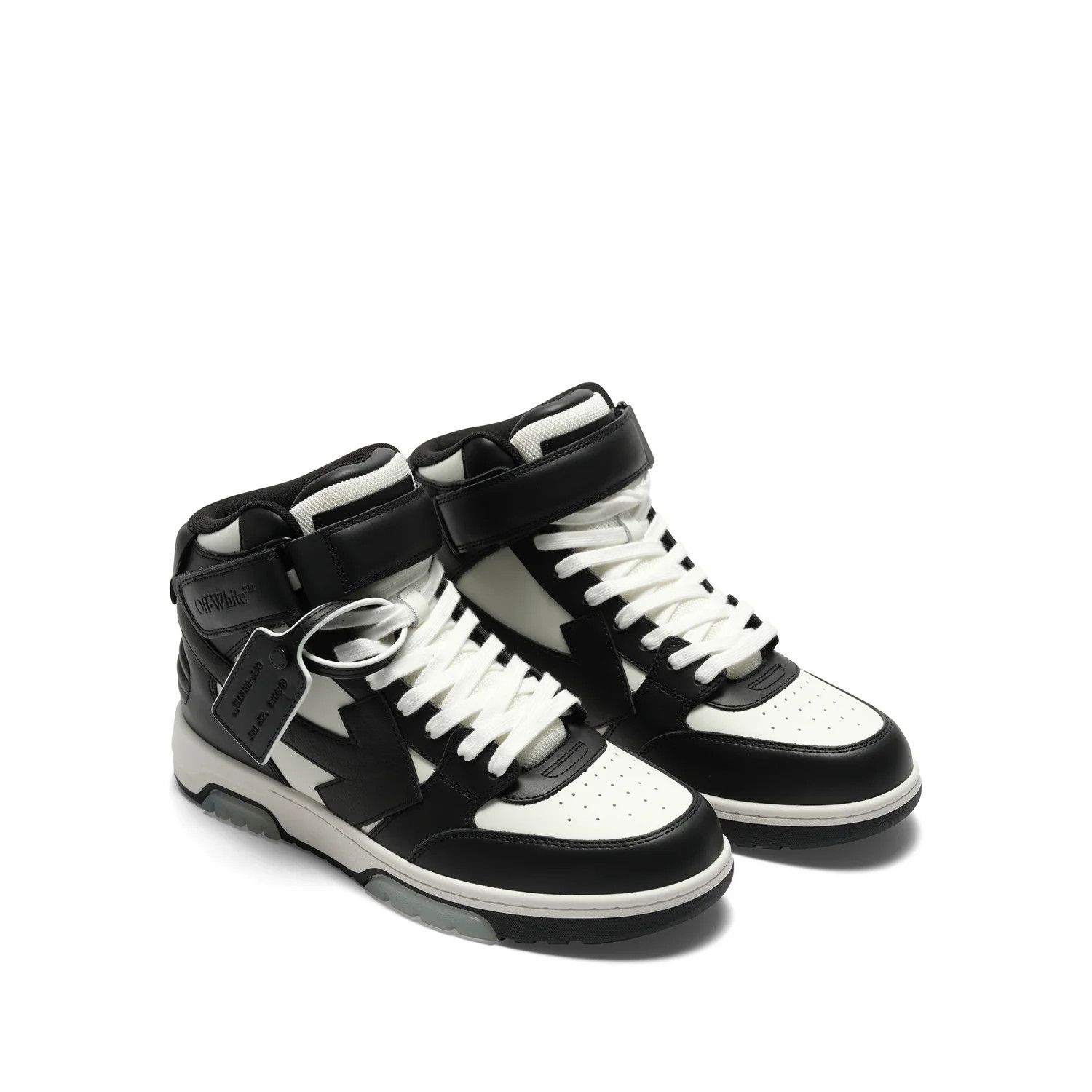 Off-White o1mris0824 Sneaker in Black & White Size US 6 / EU 39 - 2 Thumbnail