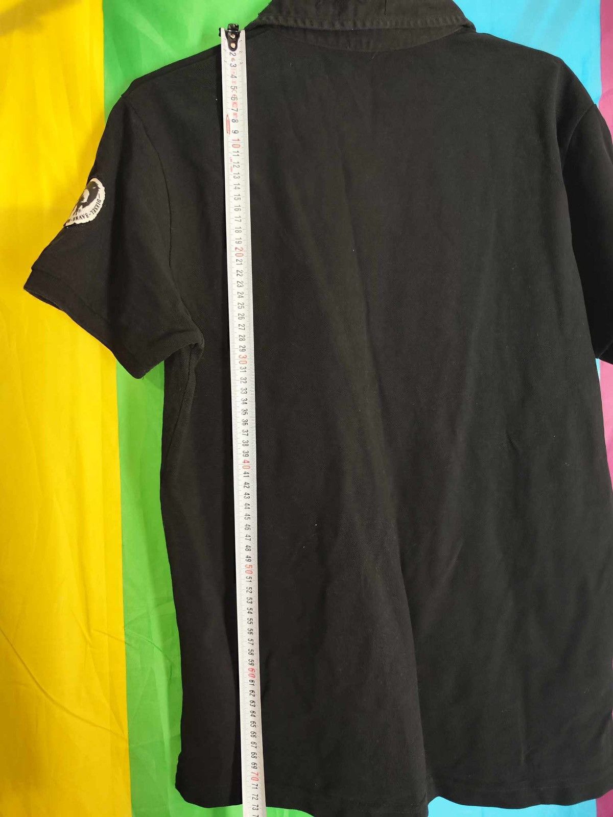 Designer × Diesel Diesel men’s collared black cotton T-shirt size L Size US L / EU 52-54 / 3 - 10 Thumbnail