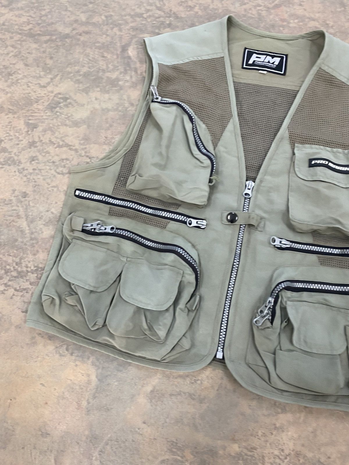 Vintage Pro Marine Utility Cargo Vest Multi Pocket 90s Size US M / EU 48-50 / 2 - 17 Thumbnail