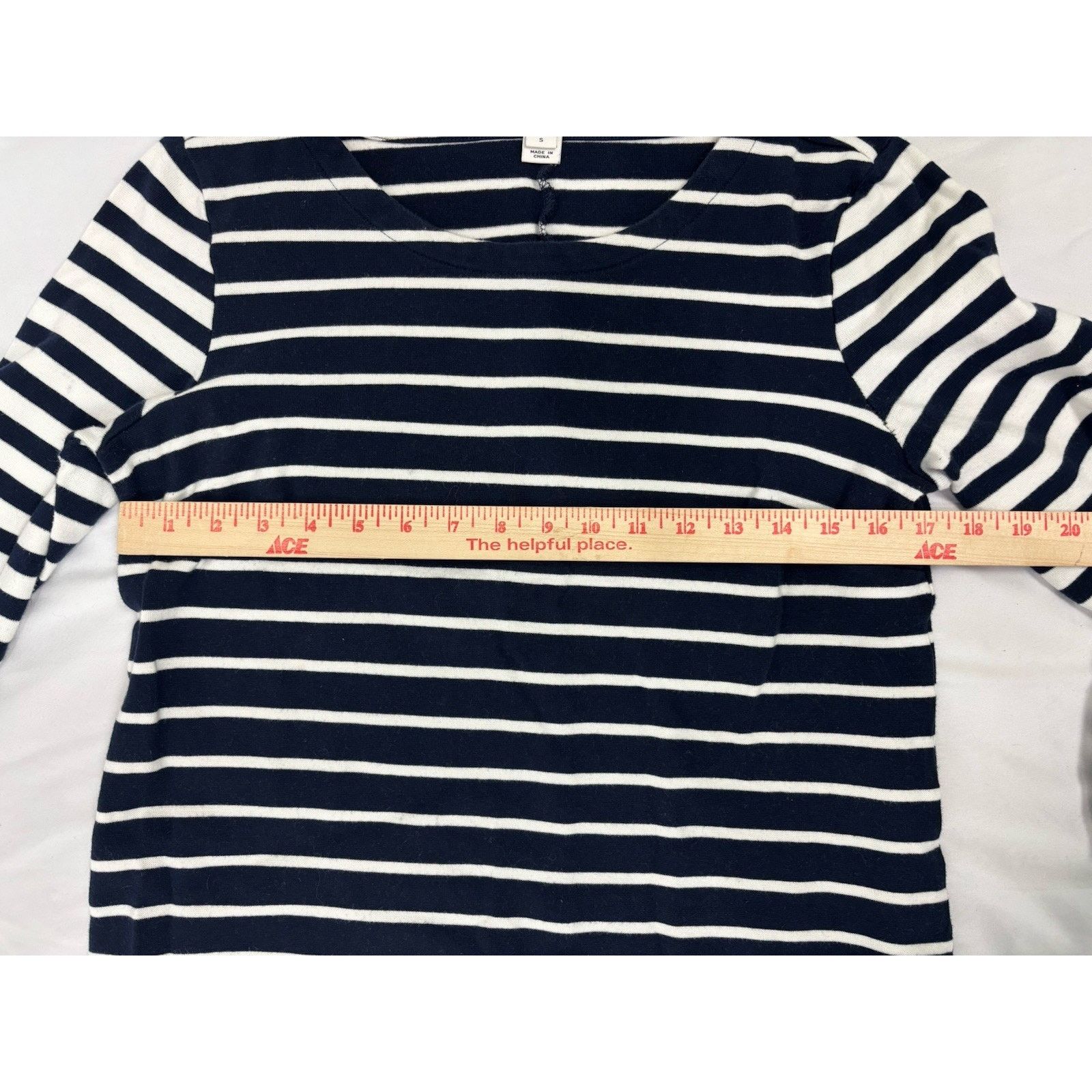 J.Crew J Crew Factory Blue & White Striped Cotton Dress S Size S / US 4 / IT 40 - 3 Thumbnail