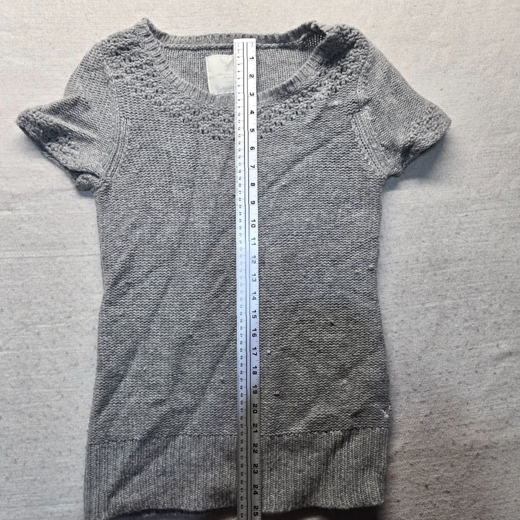 American Eagle Outfitters American Eagle Outfitters Gray Knit Sweater Adult M Medium Womens Size M / US 6-8 / IT 42-44 - 4 Thumbnail