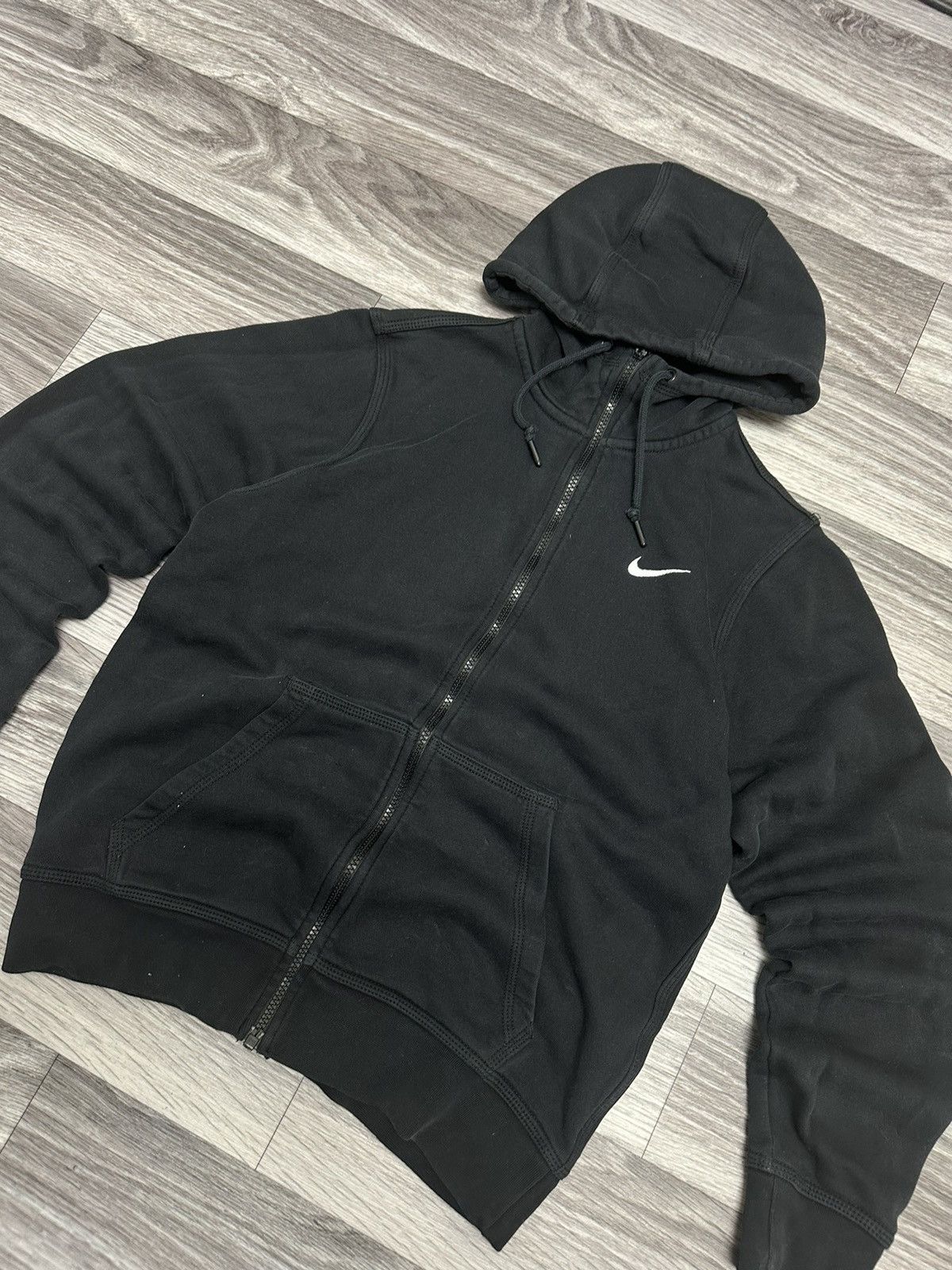 Nike Nike Vintage Black Zip Hoodie Small Hoodie hype boxfit Size US S / EU 44-46 / 1 - 2 Thumbnail