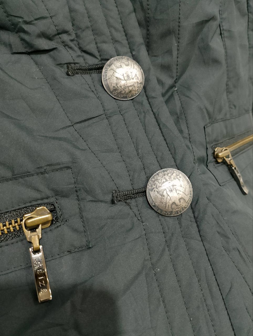 Japanese Brand SEIZE Tokyo Black Button Up Jacket Size XS / US 0-2 / IT 36-38 - 5 Thumbnail