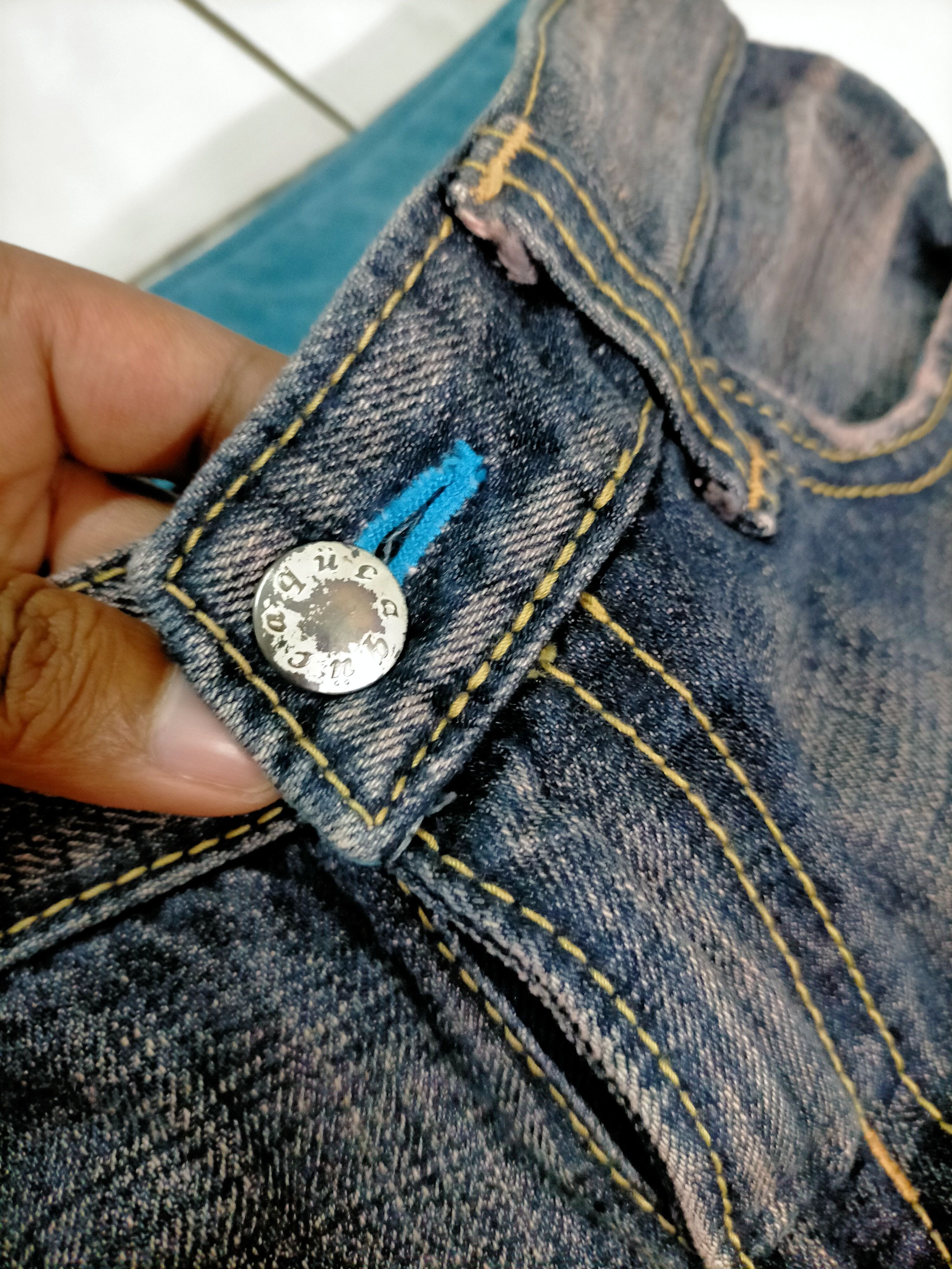 Japanese Brand Vintage Caqu Selvedge Distressed Denim Size US 31 - 9 Thumbnail