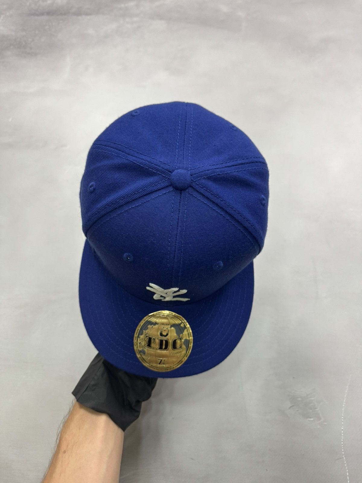 7 1/4 YVL Playboi Carti Fitted Hat(Blue)