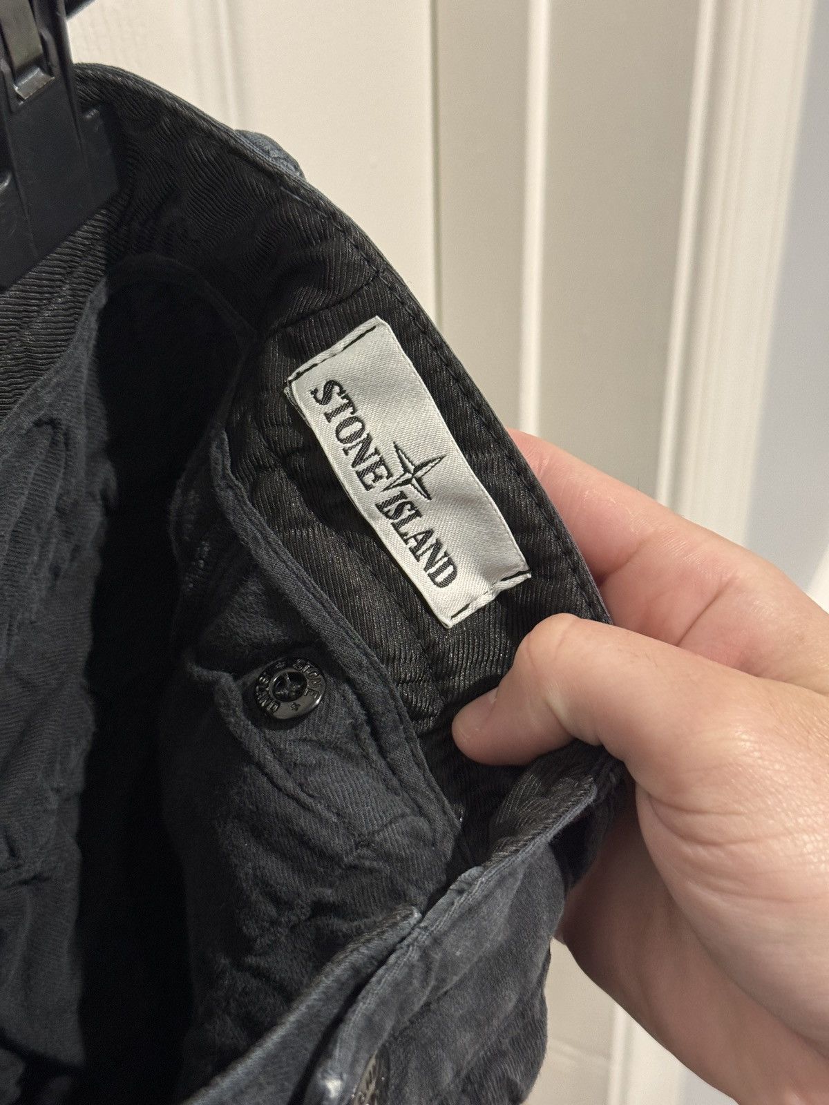 Stone Island Stone Island Black Cotton Cargo Pants Sz 30 Type SL Size US 30 / EU 46 - 8 Thumbnail