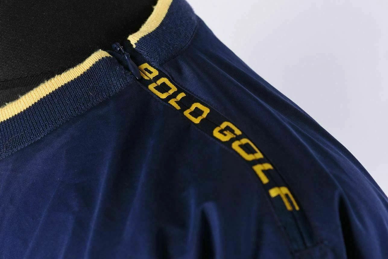Polo Ralph Lauren Polo Golf Ralph Lauren Vintage Navy Windbreaker Jacket Size US L / EU 52-54 / 3 - 3 Thumbnail