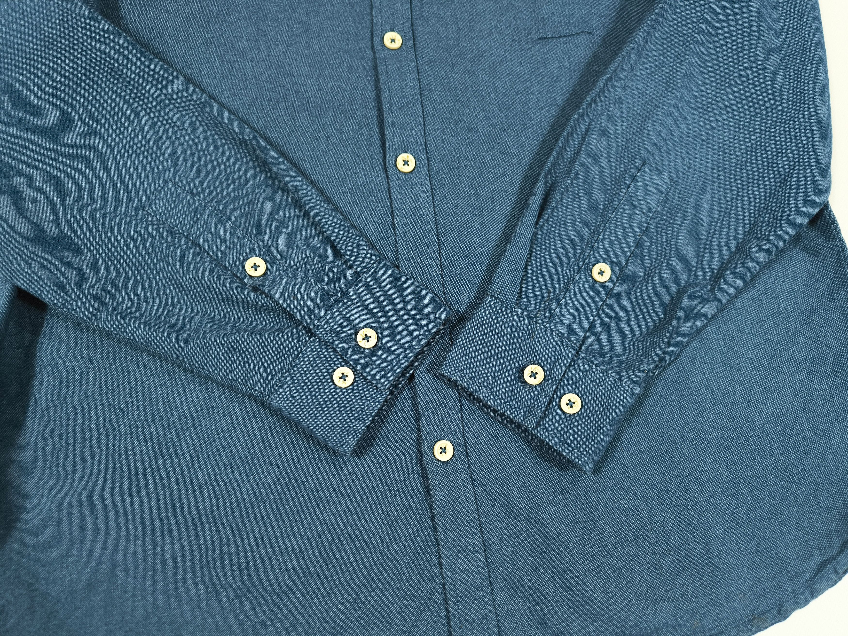 Folk Folk Blue Cotton Pocket Shirt Size 4 L Size US L / EU 52-54 / 3 - 5 Thumbnail