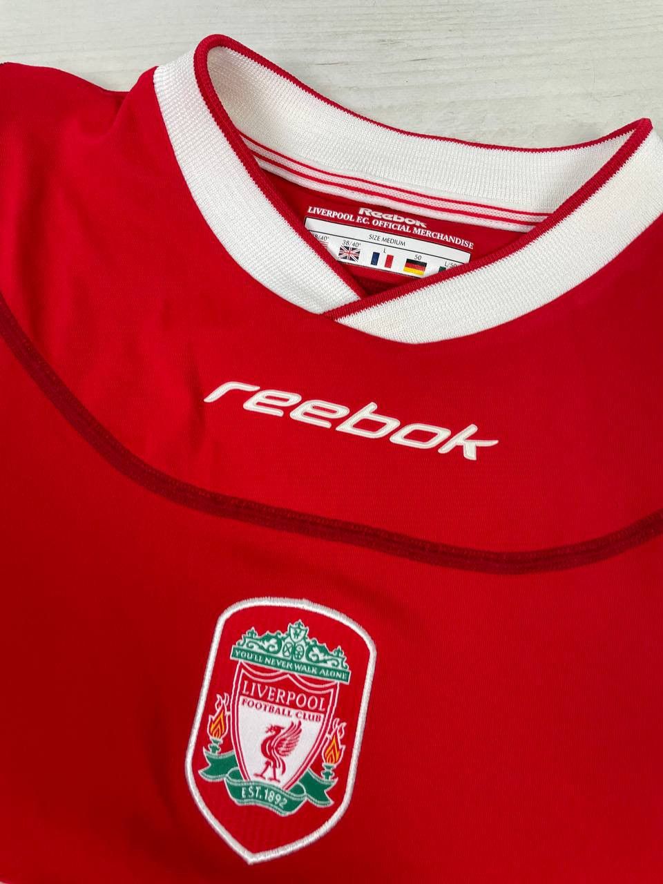 Reebok Vintage Reebok Liverpool 2002 2004 Home Shirt Soccer Jersey Size US M / EU 48-50 / 2 - 7 Thumbnail