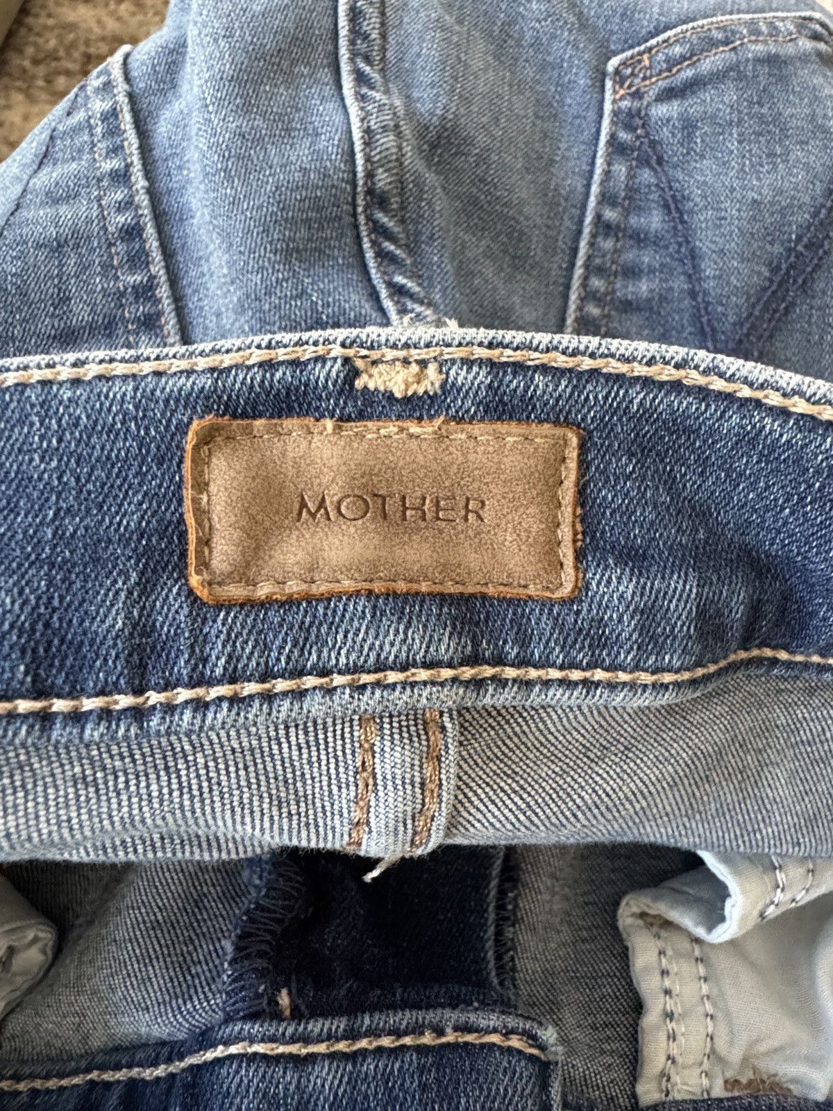 MOTHER Mother Denim Hustler Roller Heel Jeans High Rise, Flare 70s Size 27" / US 4 / IT 40 - 7 Thumbnail