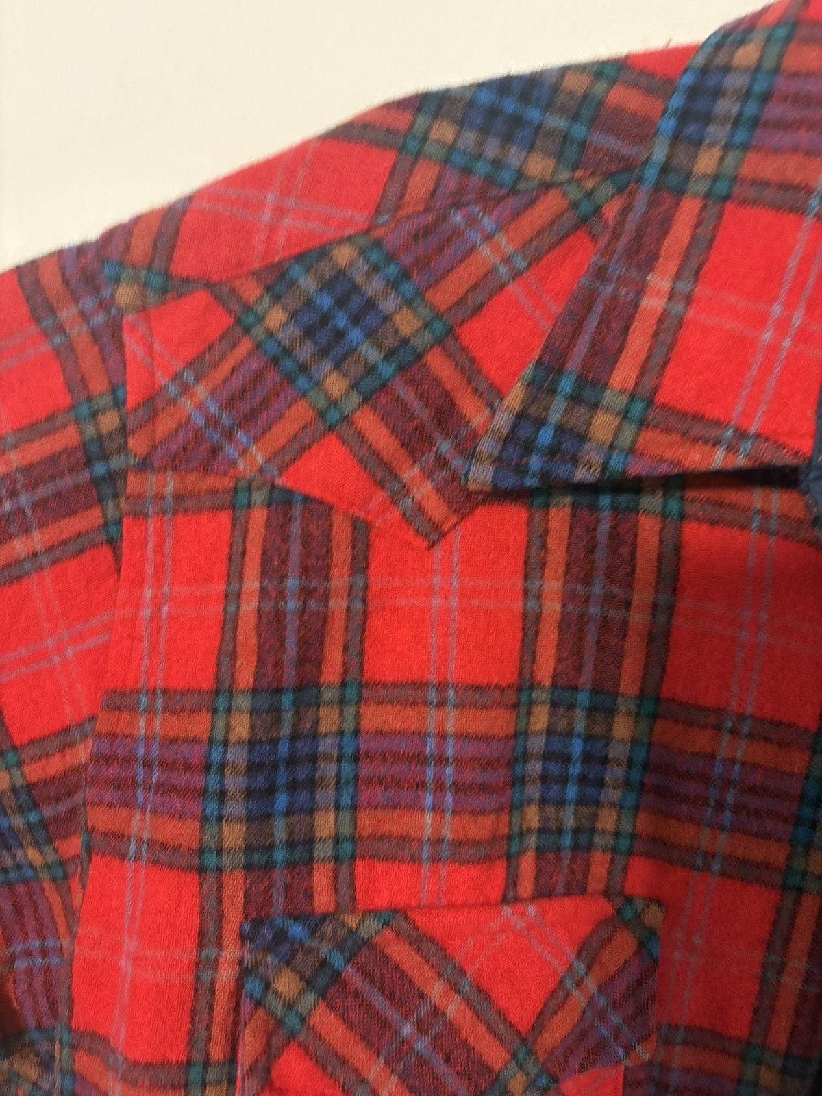 Pendleton × Vintage 1960s Pendleton pearl snap button-up 100% wool made in USA Size US XL / EU 56 / 4 - 4 Thumbnail
