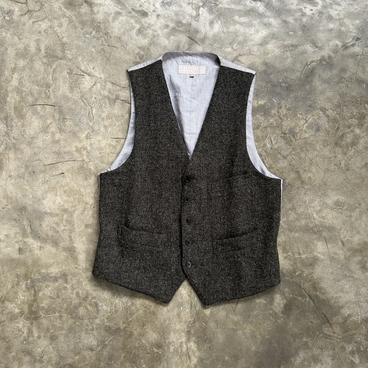 Margaret Howell Margaret Howell Harris Tweed Casual Wool Vest Size US M / EU 48-50 / 2 - 1 Thumbnail