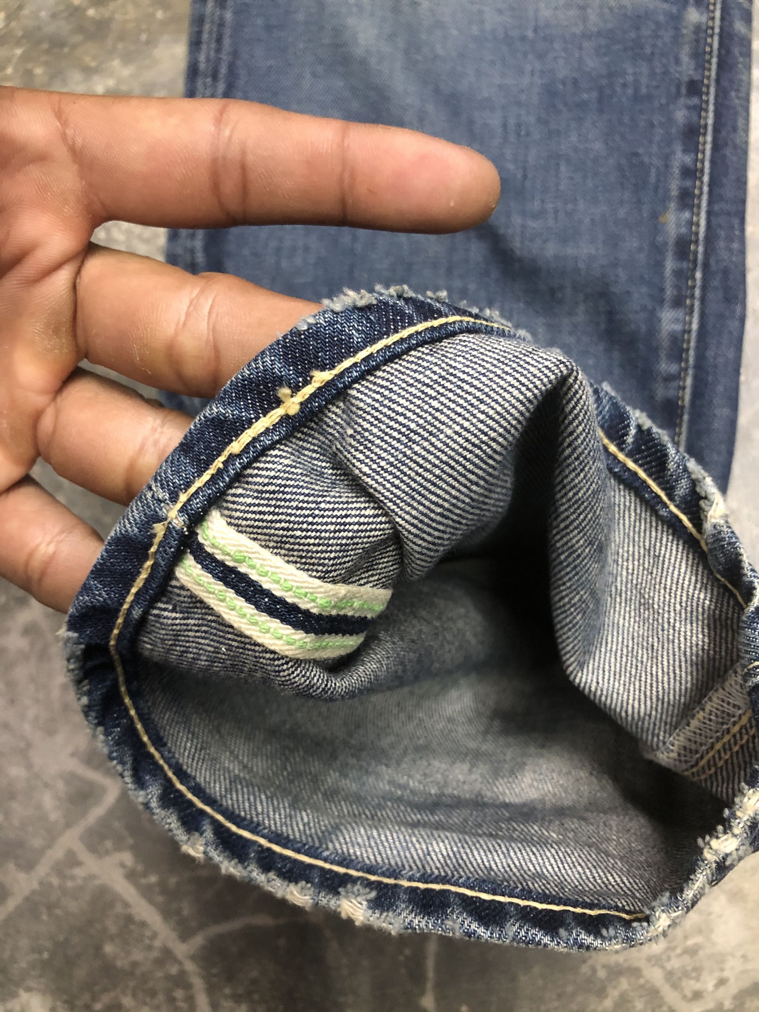 Vintage VISVIM 01D2 FLUXUS Snake Patch Size US 30 / EU 46 - 13 Thumbnail