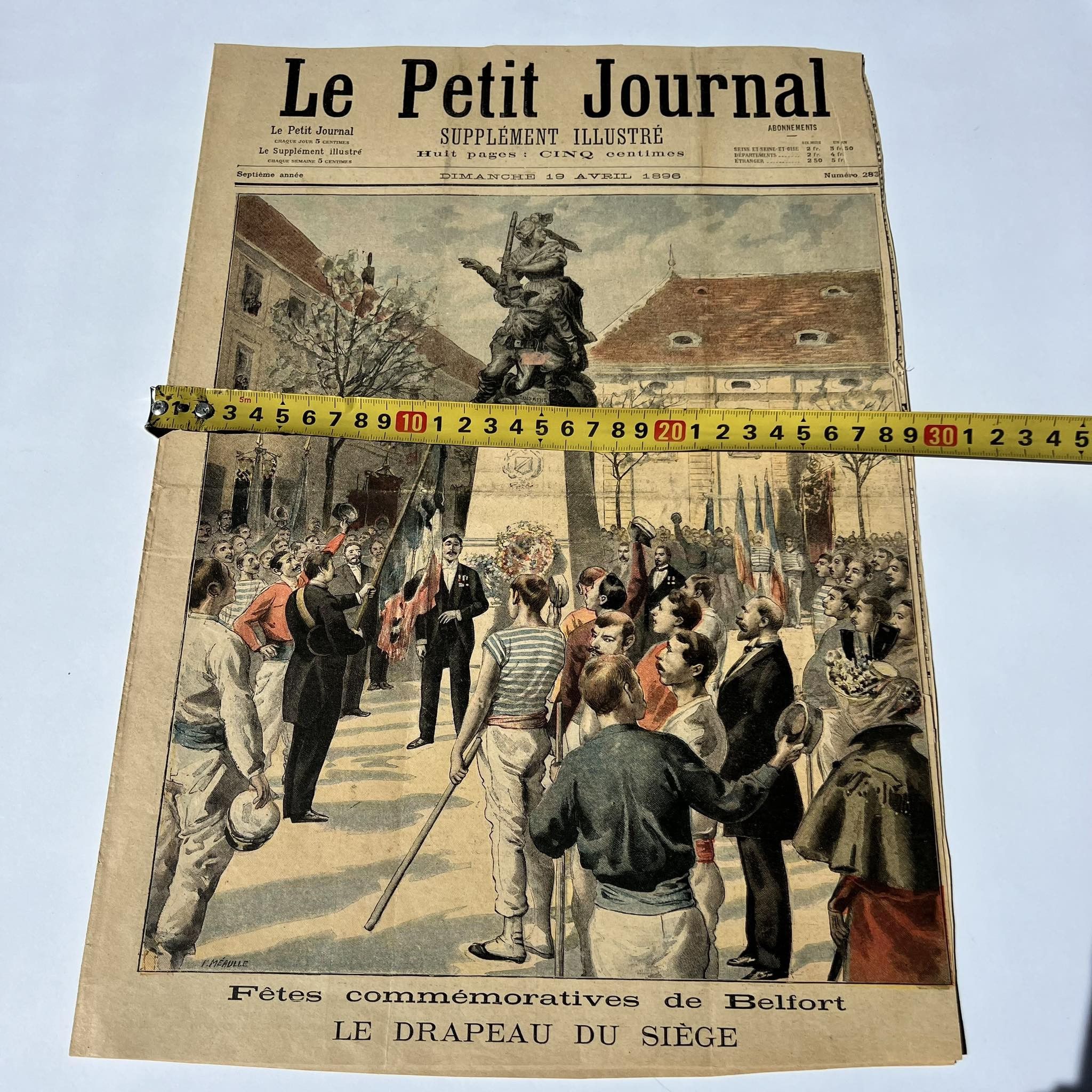 Other 1896 Le Petit Journal paper Newspaper France number 283 Size ONE SIZE - 3 Thumbnail