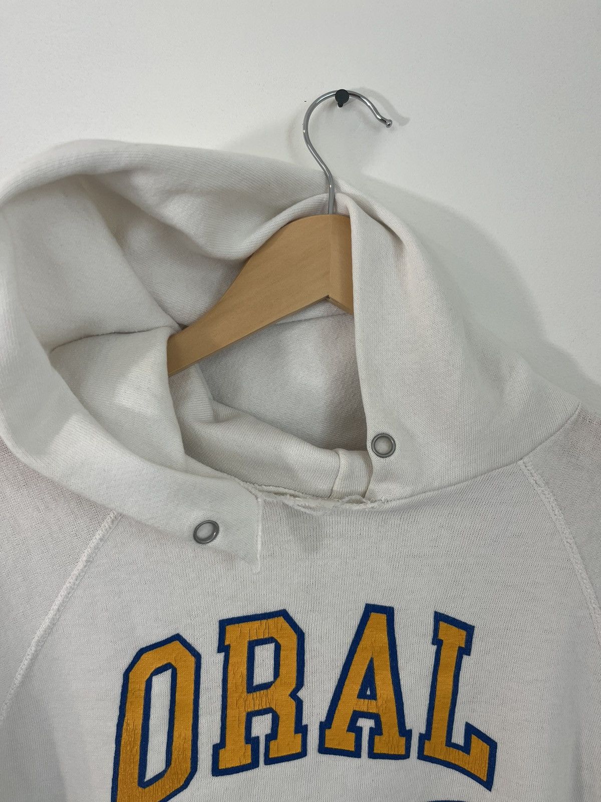 Vintage ORAL UNIVERSITY Distressed College Sex Joke Hoodie Size US M / EU 48-50 / 2 - 3 Thumbnail