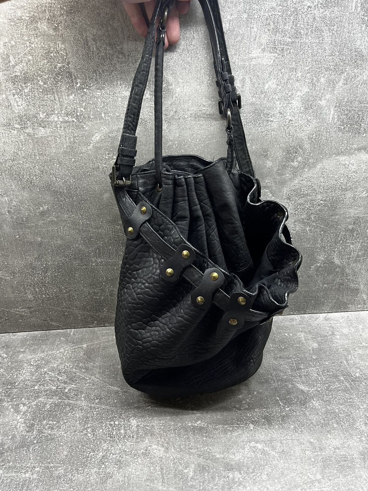 Alexander Wang × Japanese Brand × Leather alexander wang leather avant gard bag Size ONE SIZE - 1 Thumbnail