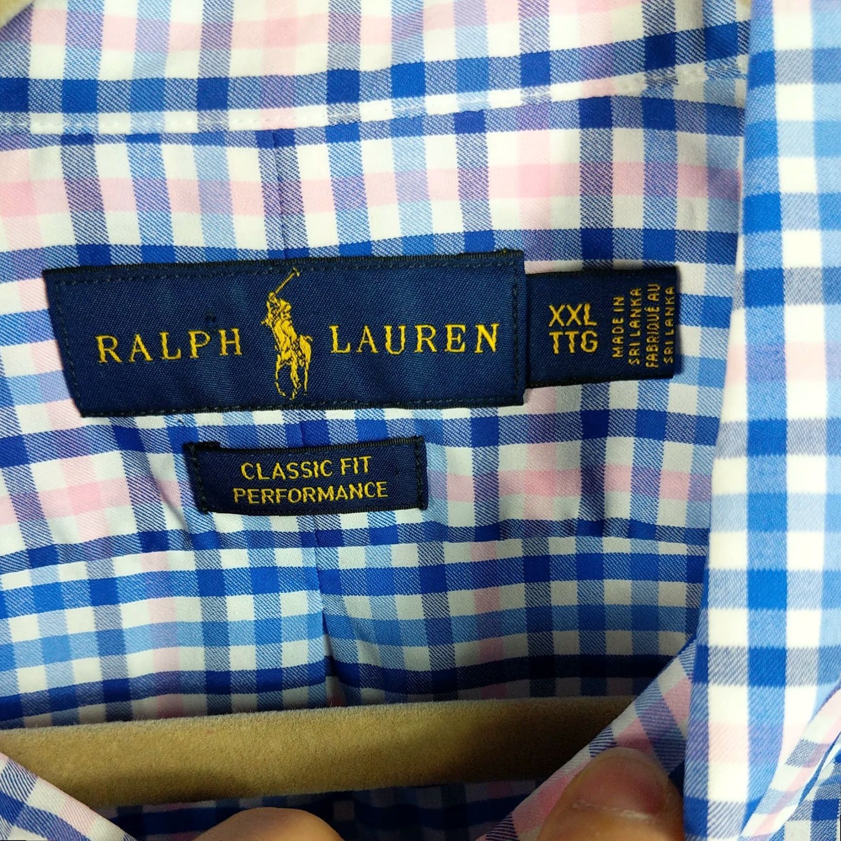 Ralph Lauren Ralph Lauren shirt Mens XXL pink and blue plaid long sleeve button down spr Size US XXL / EU 58 / 5 - 3 Thumbnail