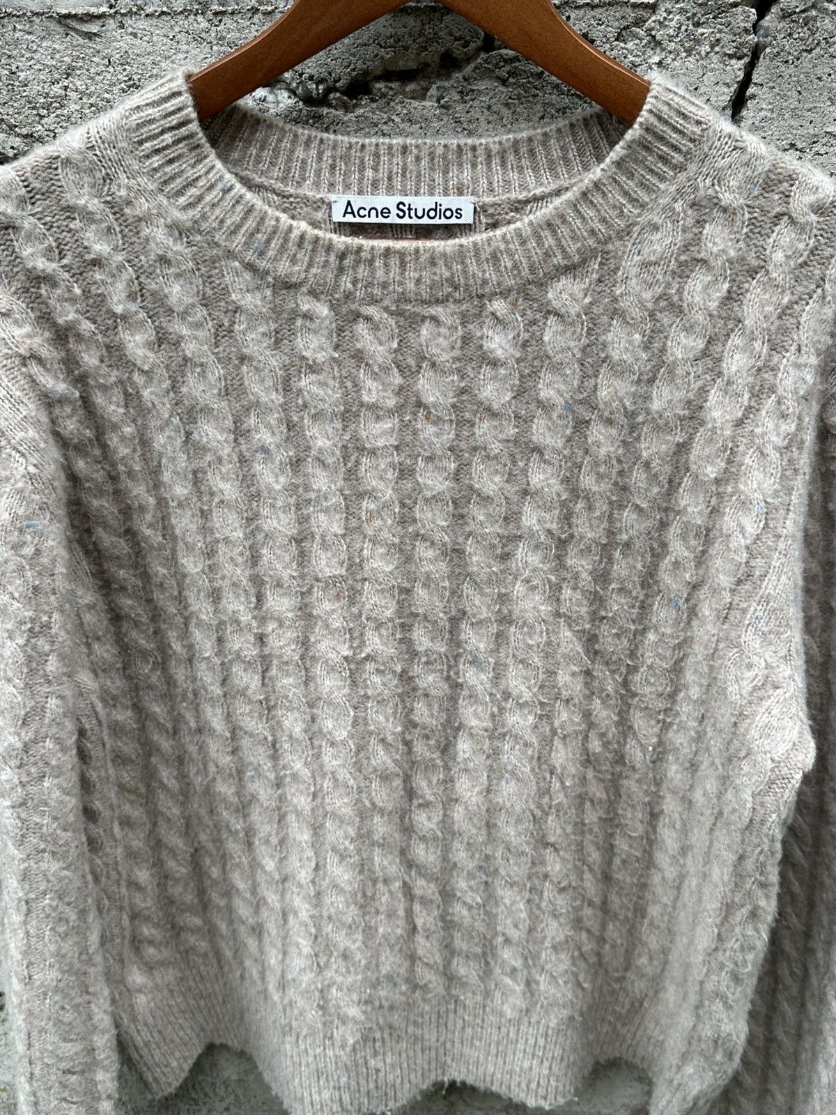 Acne Studios RARE GRAIL Acne Studios specked cable knit sweater Size US M / EU 48-50 / 2 - 5 Thumbnail