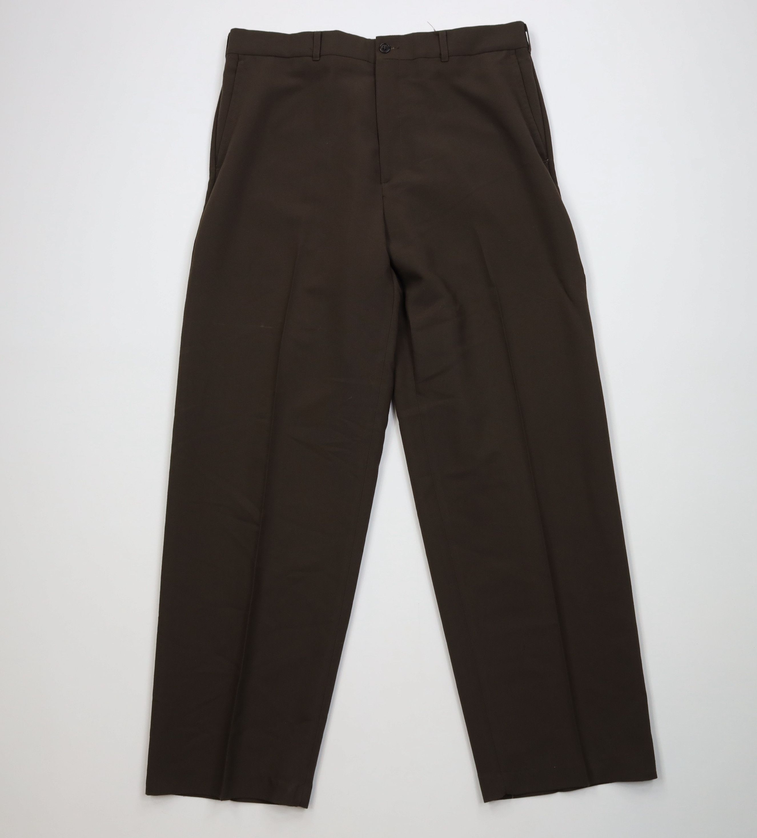 Vintage Vintage 90s Streetwear Blend Knit Wide Leg Chino Pants Size US 34 / EU 50 - 1 Thumbnail