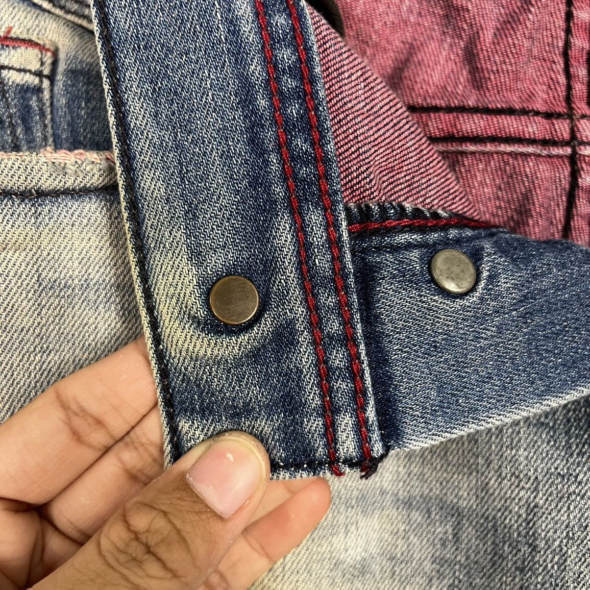 Japanese Brand × Vintage Vintage Back Number Distressed Denim Size 32" / US 10 / IT 46 - 17 Thumbnail