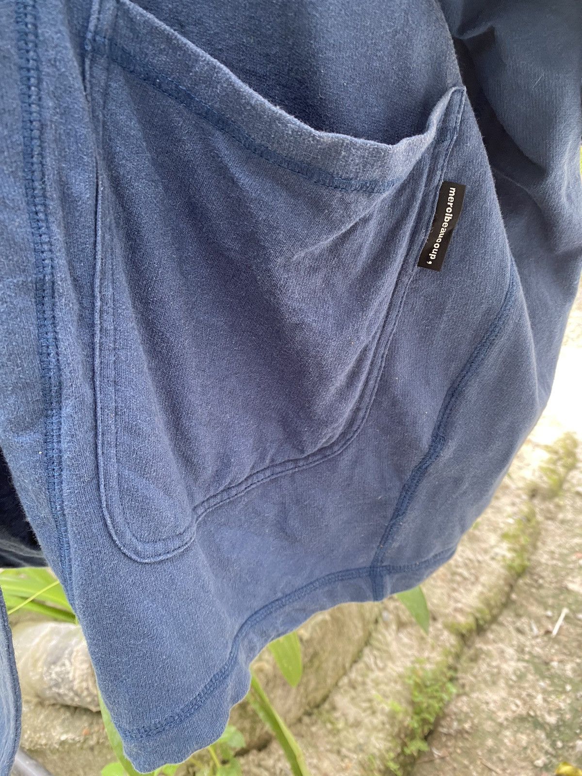 mercibeaucoup No: MB48-JA236 Poncho Hoodies mercibeaucoup Blue Jackets Size US L / EU 52-54 / 3 - 6 Thumbnail