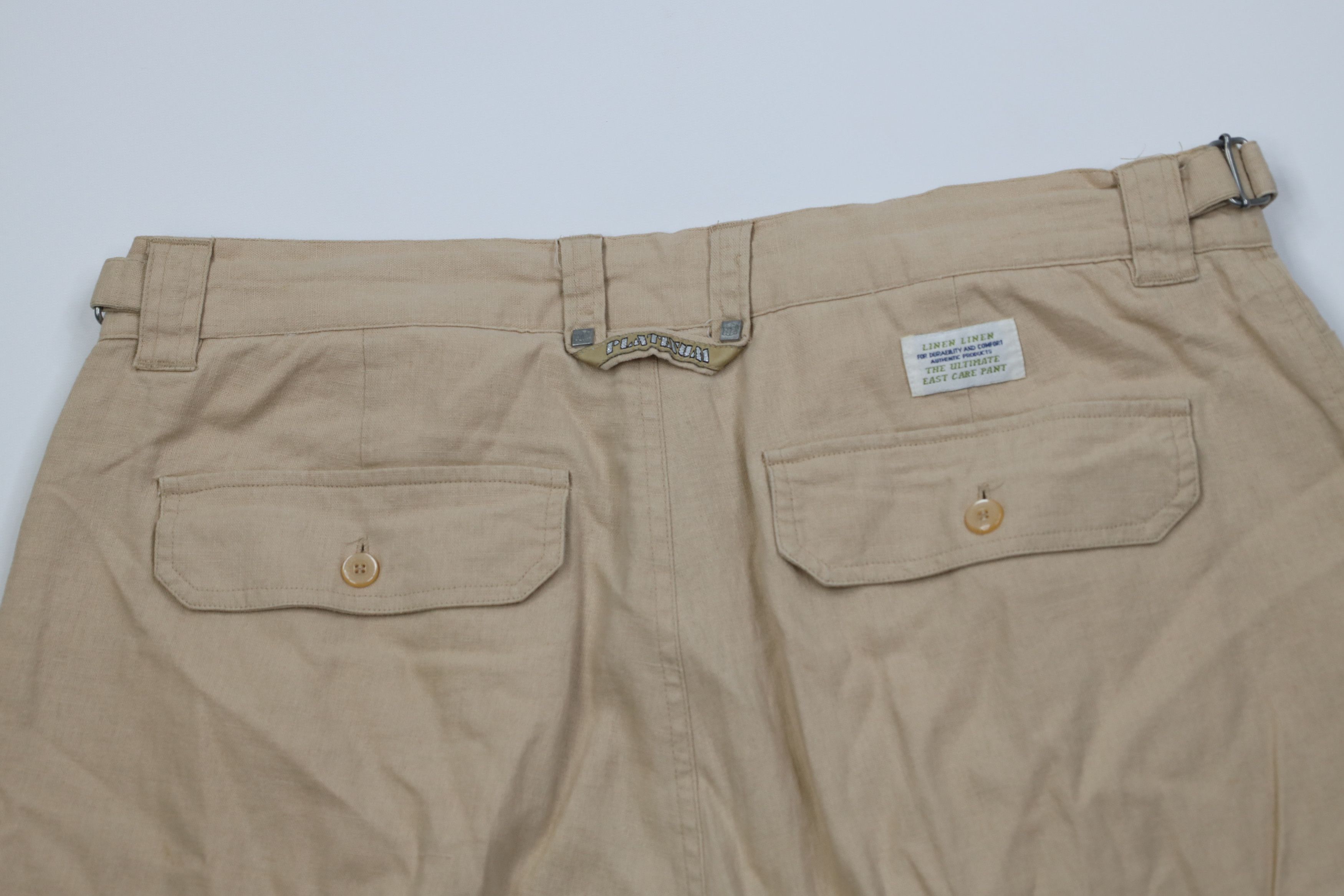 Vintage Vintage 90s Y2K Streetwear Blend Baggy Cargo Shorts Beige Size US 38 / EU 54 - 11 Thumbnail