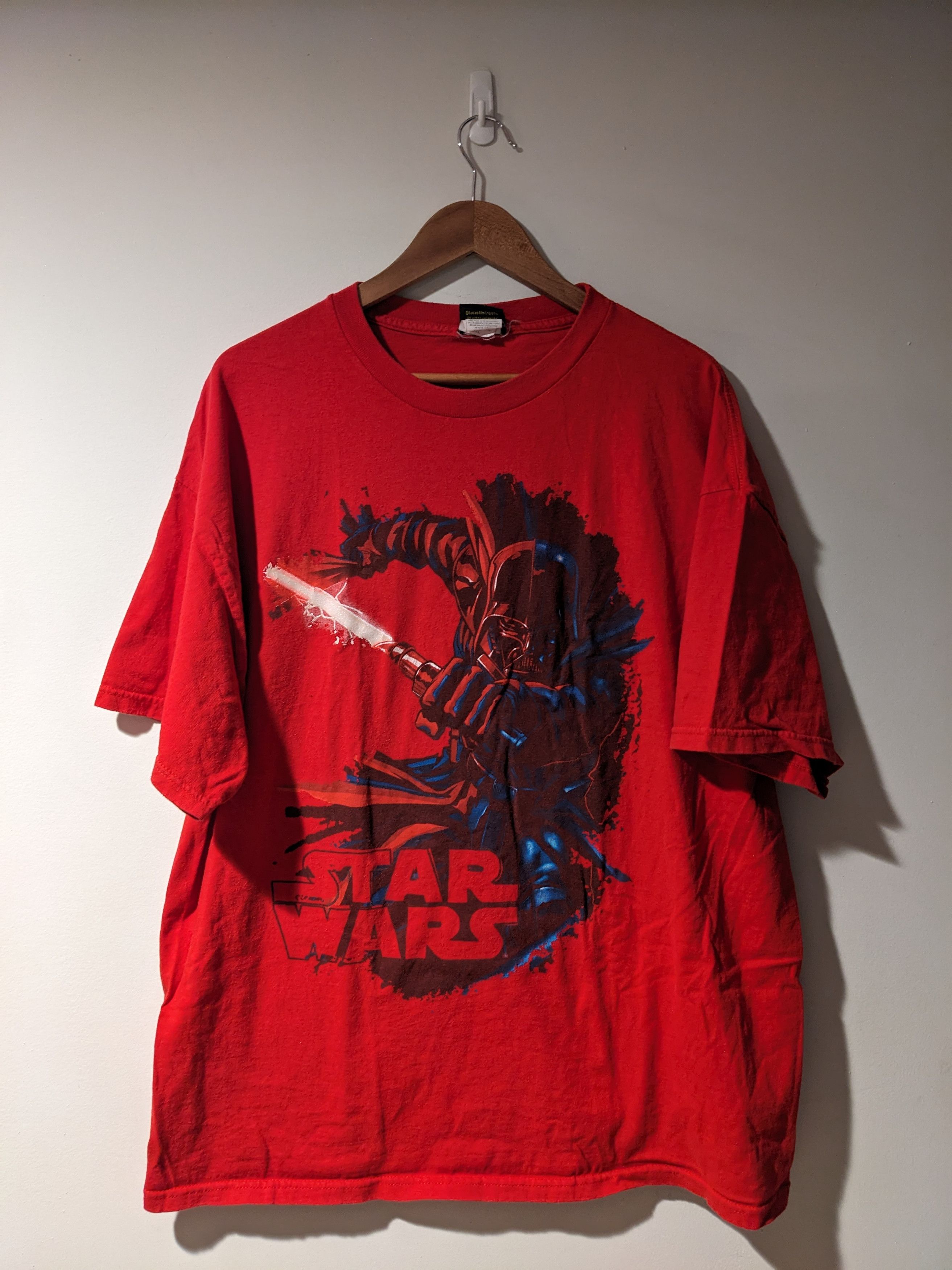Star Wars Vintage Y2K Star Wars Darth Vader Red XX-Large T-Shirt Size US XXL / EU 58 / 5 - 1 Thumbnail