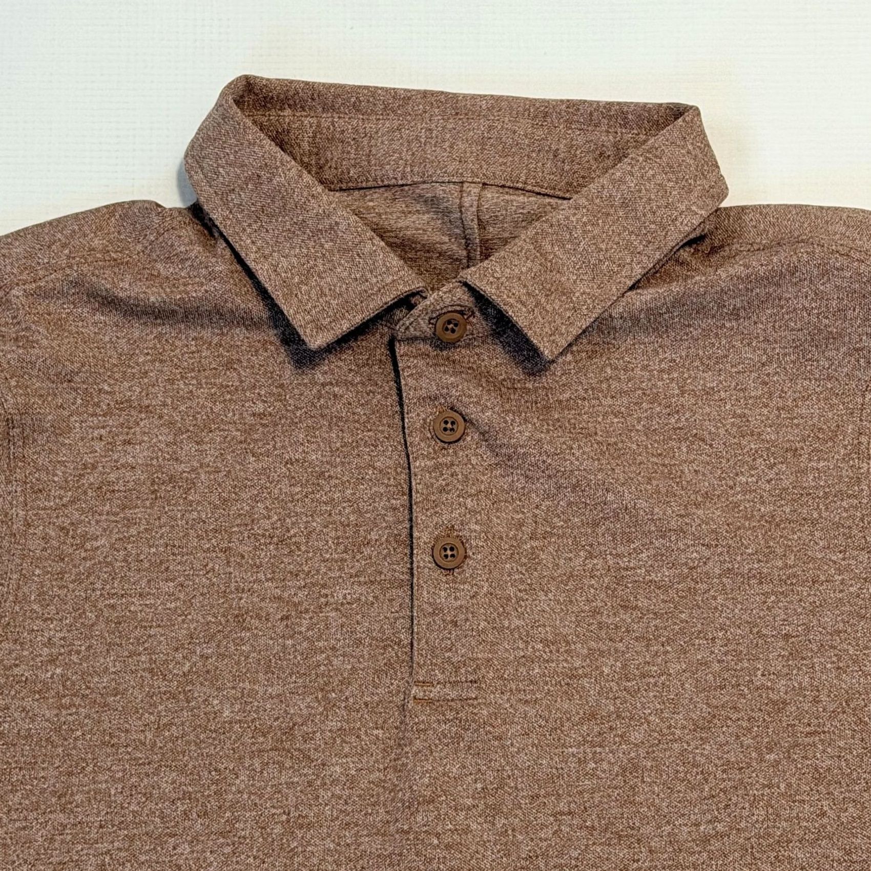 Lululemon Lululemon Polo Shirt Mens Small Brown Short Sleeve Athletic Golf Performance Shirt Casual Activewear Polo Mens S Brown Sports Size US S / EU 44-46 / 1 - 2 Thumbnail