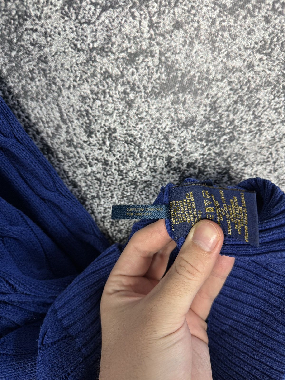 Polo Ralph Lauren Polo Ralph Lauren Cable Knit Sweater Pullover Blue Size M Size US M / EU 48-50 / 2 - 10 Thumbnail