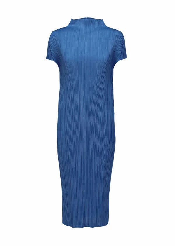 Issey Miyake Issey Miyake size:3 Blue pleated dress Size M / US 6-8 / IT 42-44 - 1 Thumbnail
