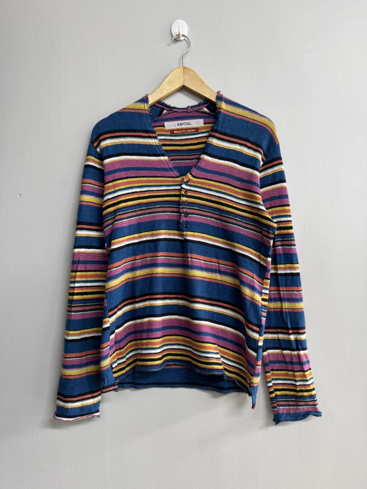 Kapital Striped colour block Knitwear