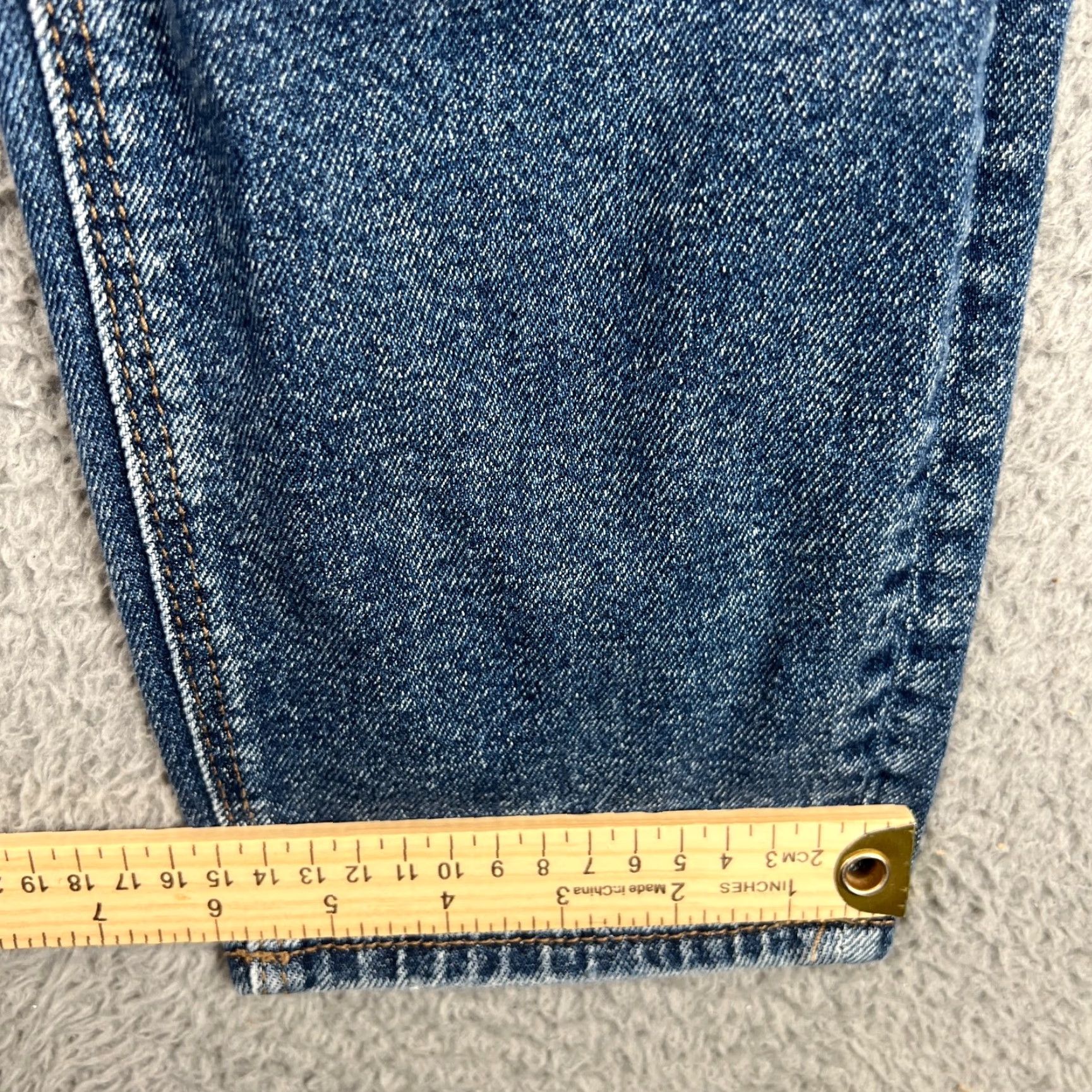 American Eagle Outfitters American Eagle Outfitters Mom Jeans Womens Size 4 High Rise Destroyed Distressed Blue 90s Grunge Size 27" / US 4 / IT 40 - 2 Thumbnail