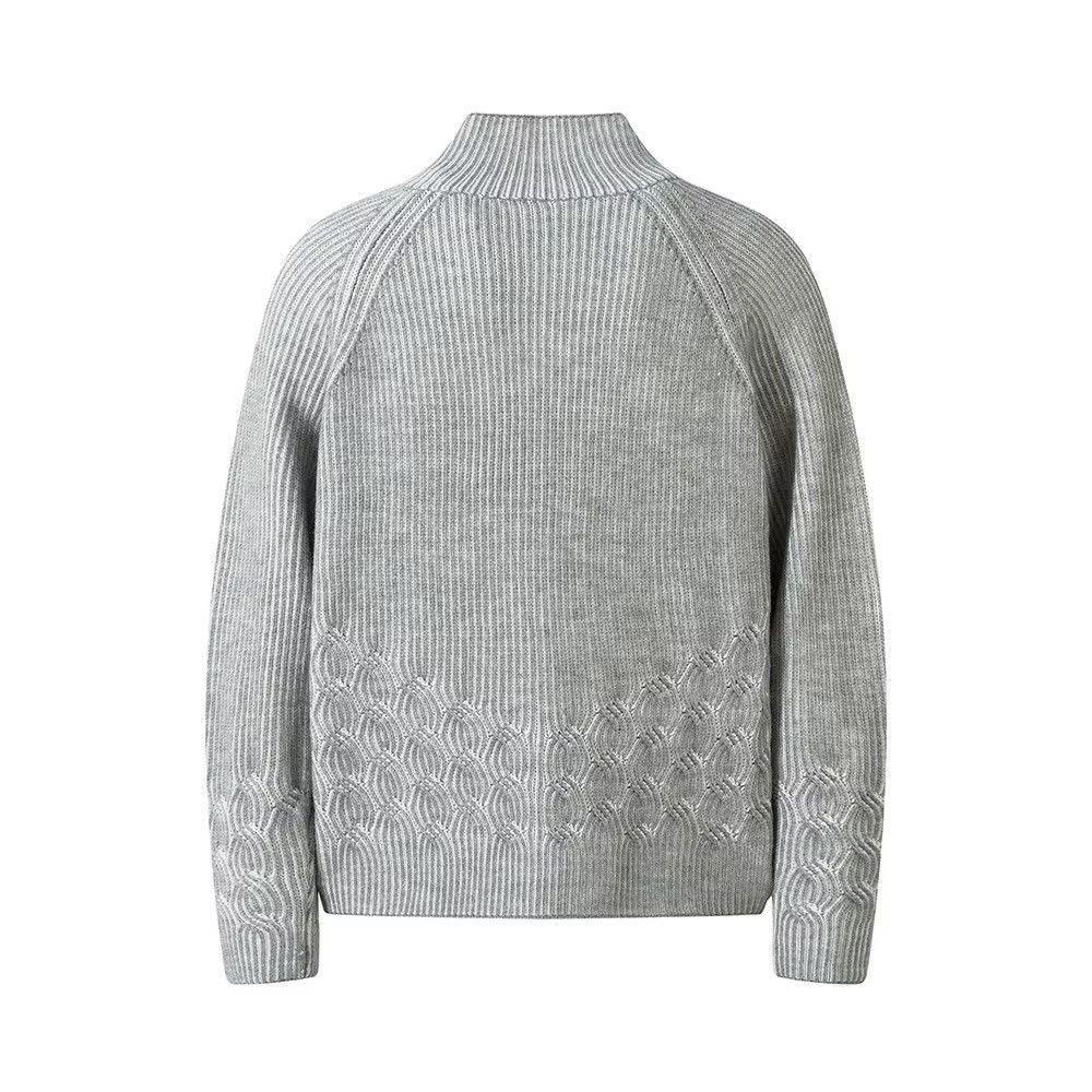 Designer × Vintage Retro Streetwear Zipper Knitted Jacket Sweater Size US XL / EU 56 / 4 - 2 Thumbnail