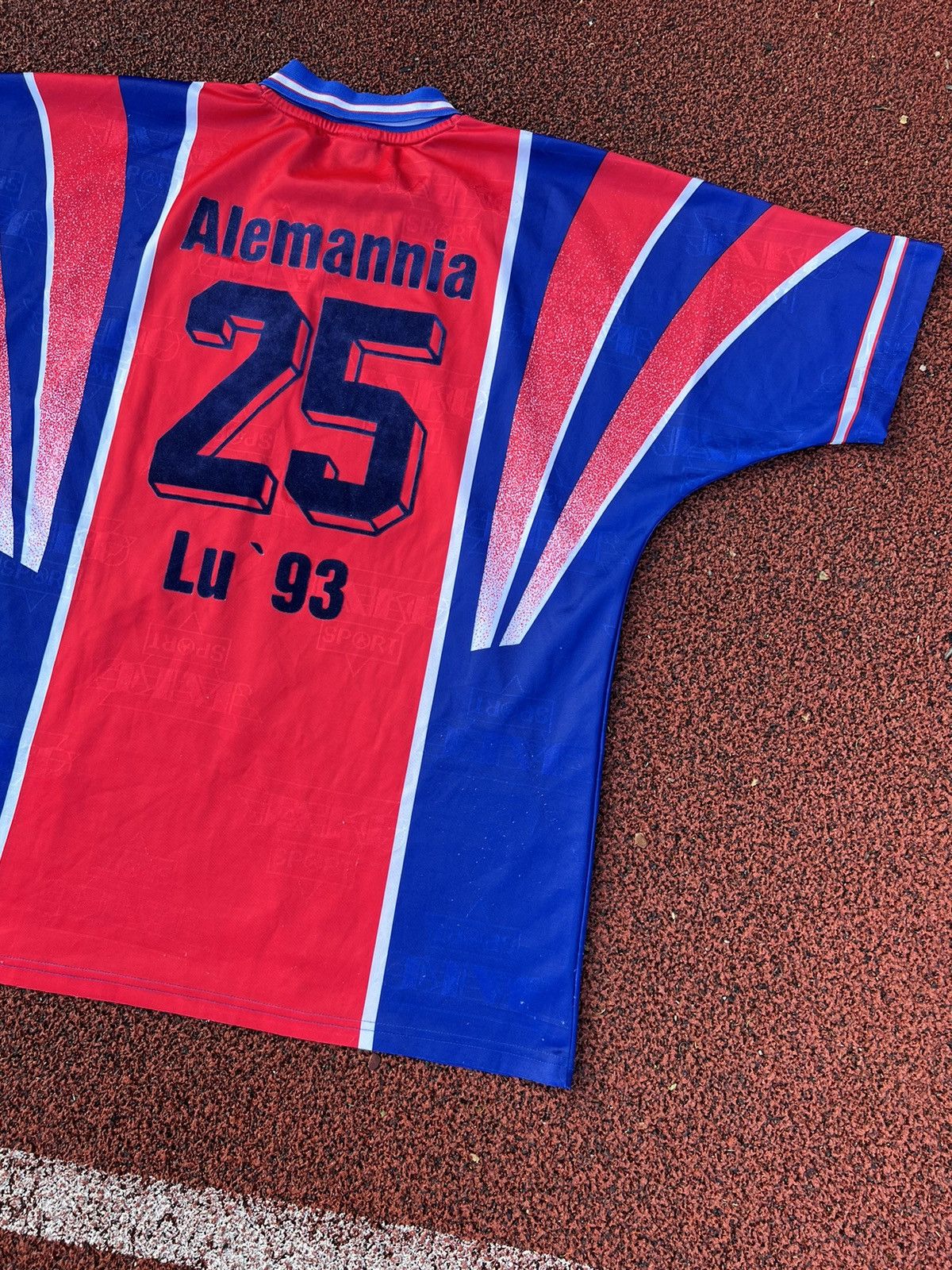 Vintage 🩸RARE🩸Alemannia Jako Lu’ 93 Vintage Soccer Jersey Size US XL / EU 56 / 4 - 8 Thumbnail