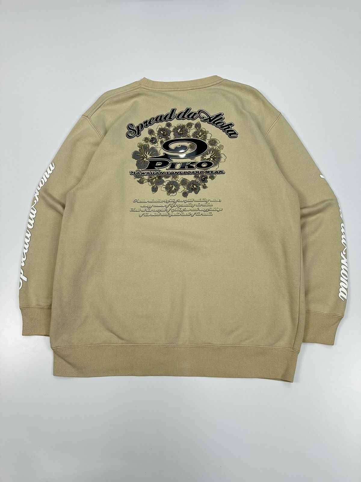 Sun Surf × Vintage Vintage Piko Hawaiian Longboard Wear Crewneck A610 Size US XL / EU 56 / 4 - 1 Thumbnail