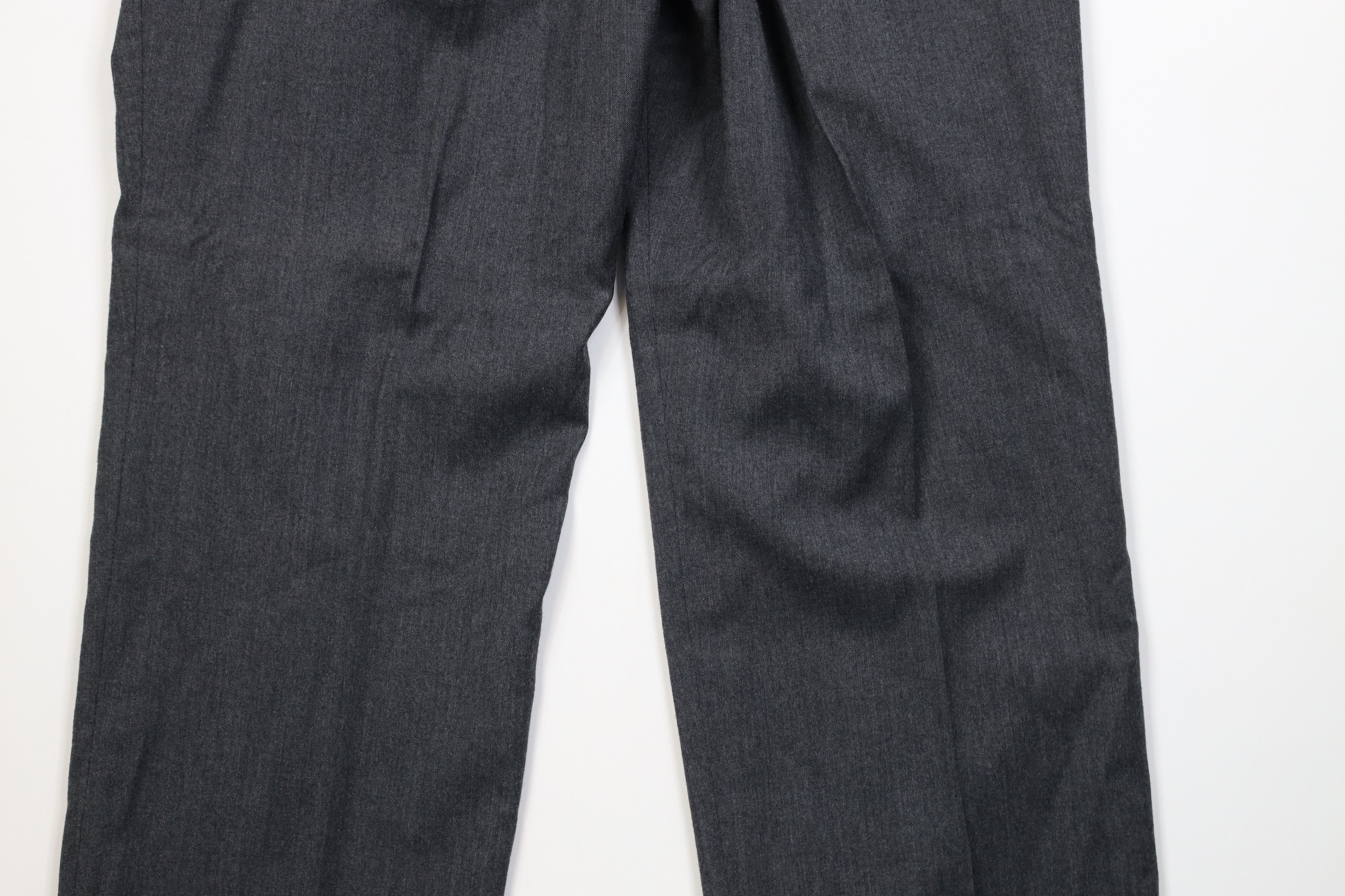 Vintage Vintage 70s Streetwear Pleated Wide Leg Chino Pants Gray USA Size US 36 / EU 52 - 13 Thumbnail
