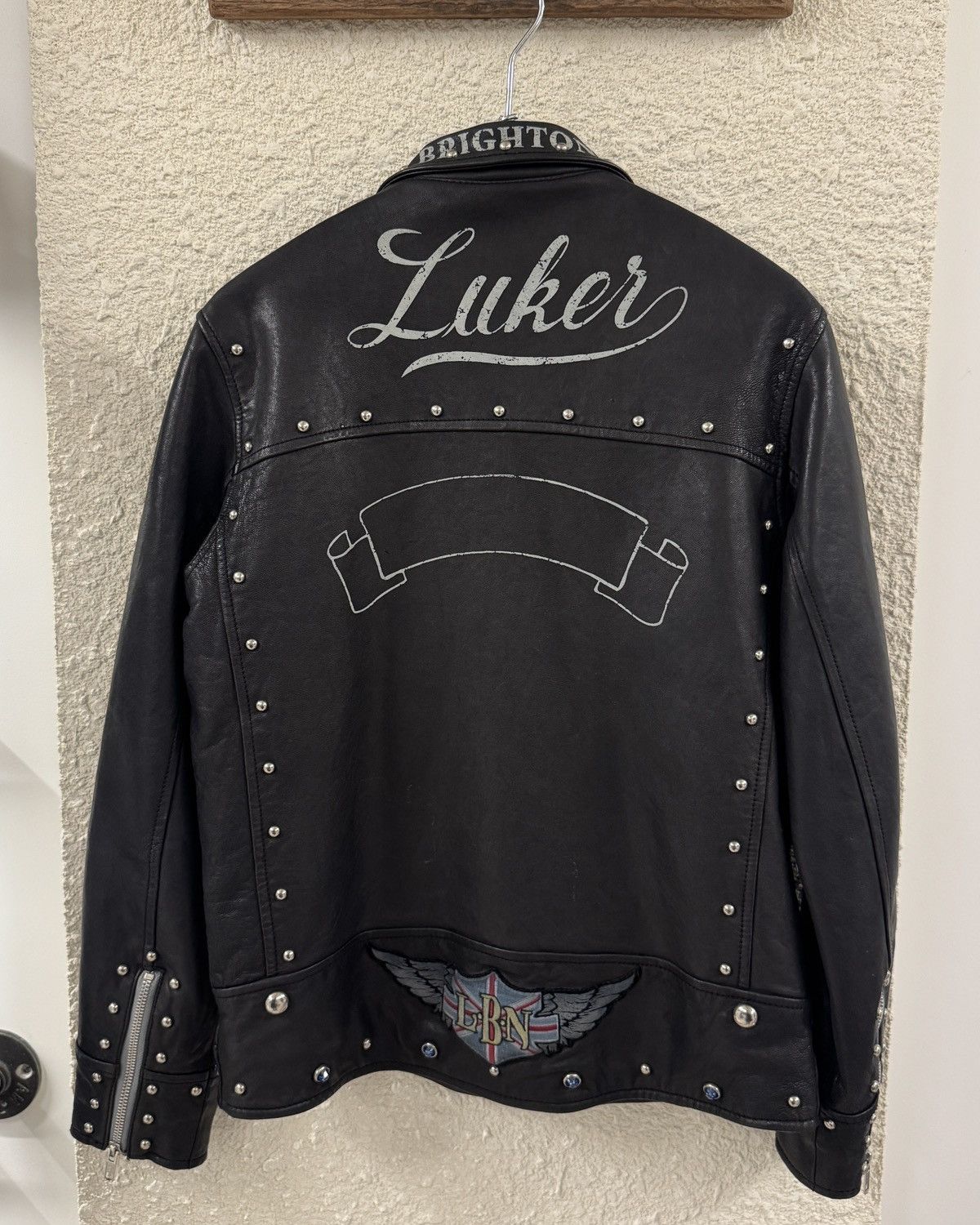 Neighborhood LUKER by NEIGHBORHOOD Custom Studded Leather Jacket Size S Size US S / EU 44-46 / 1 - 3 Thumbnail