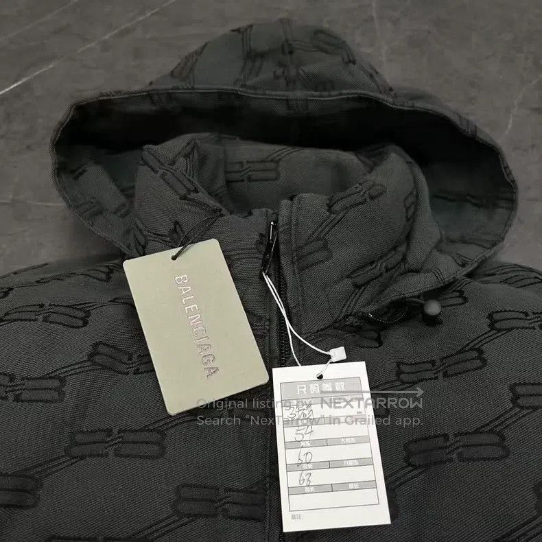 Balenciaga Balenciaga Double B Buckle Full Print Cotton Jacket Size XXS / US 00 / IT 34 - 4 Thumbnail