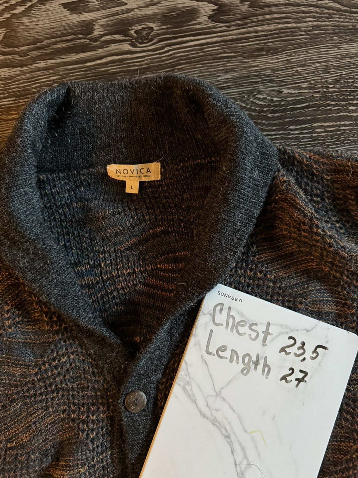 Vintage Navajo Design Cardigan Made in Peru Sweaters Knitwear